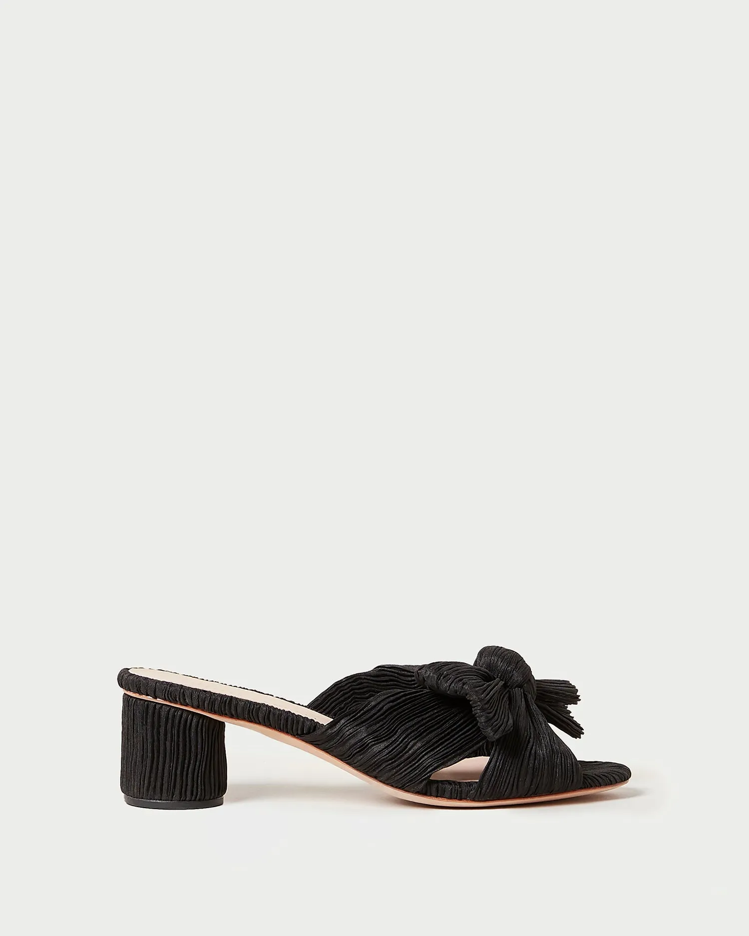 Emilia Black Pleated Bow Heel sold by Loeffler Randall product image thumbnail 4