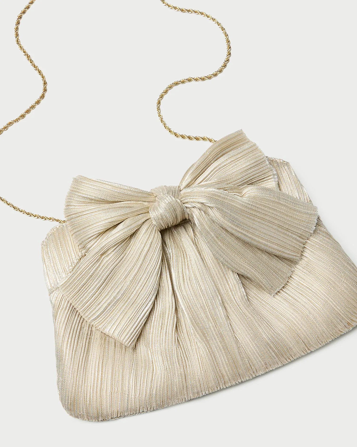Rayne Platinum Bow Clutch sold by Loeffler Randall product image thumbnail 3