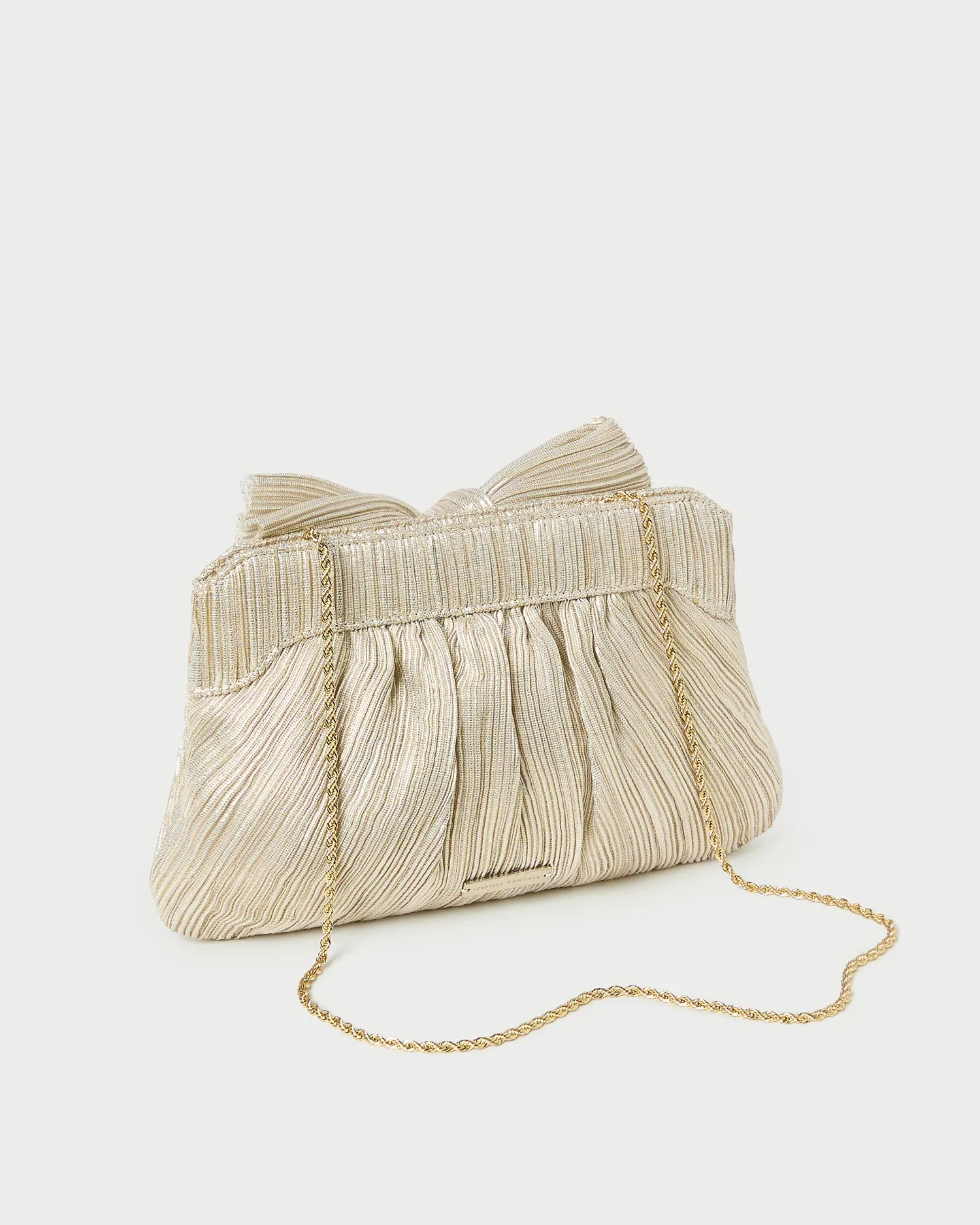 Rayne Platinum Bow Clutch sold by Loeffler Randall product image thumbnail 4