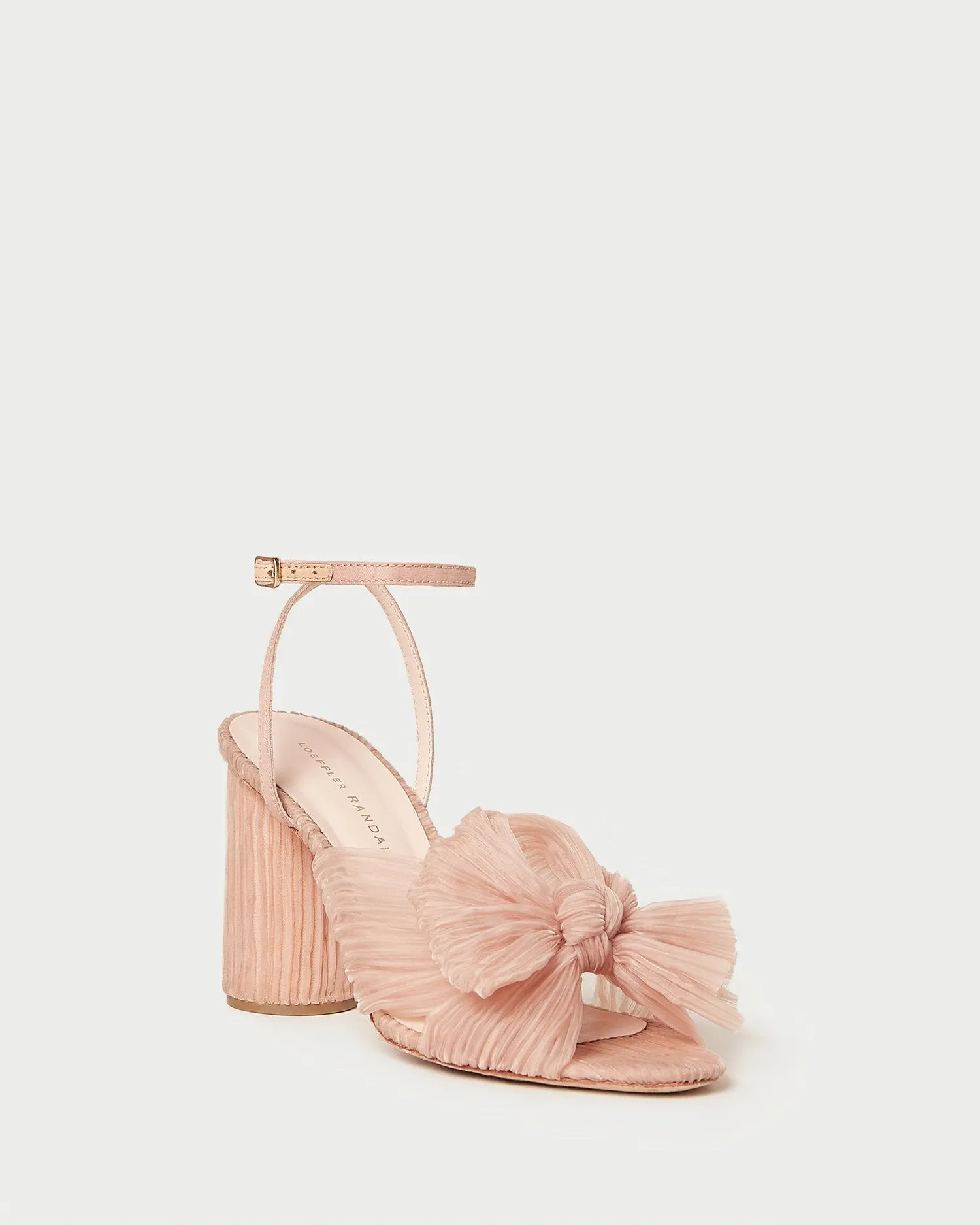 Camellia Beauty Pleated Bow Heel sold by Loeffler Randall