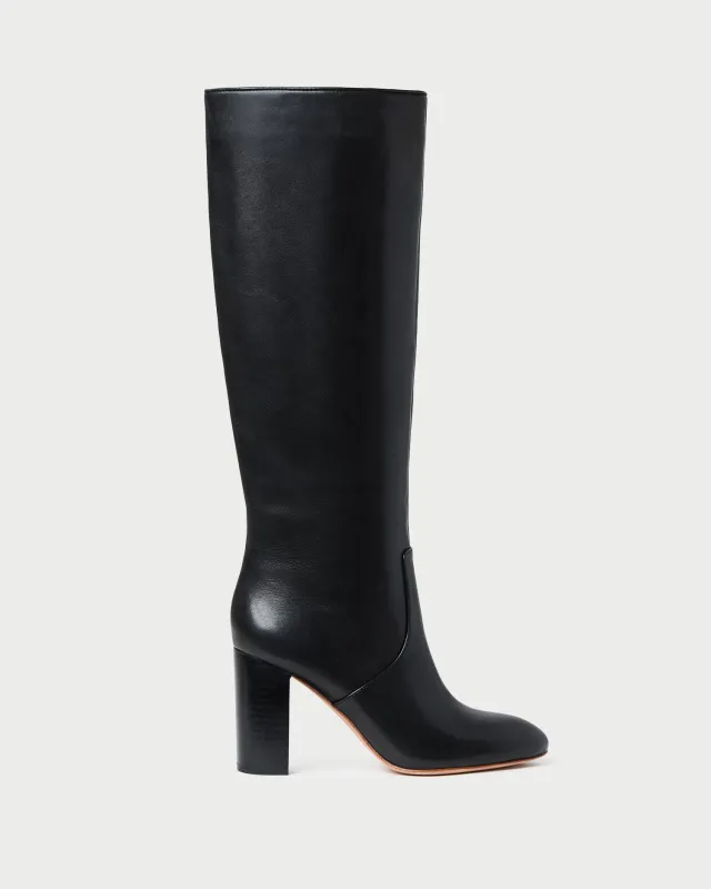 Goldy Black Leather Tall Boot sold by Loeffler Randall