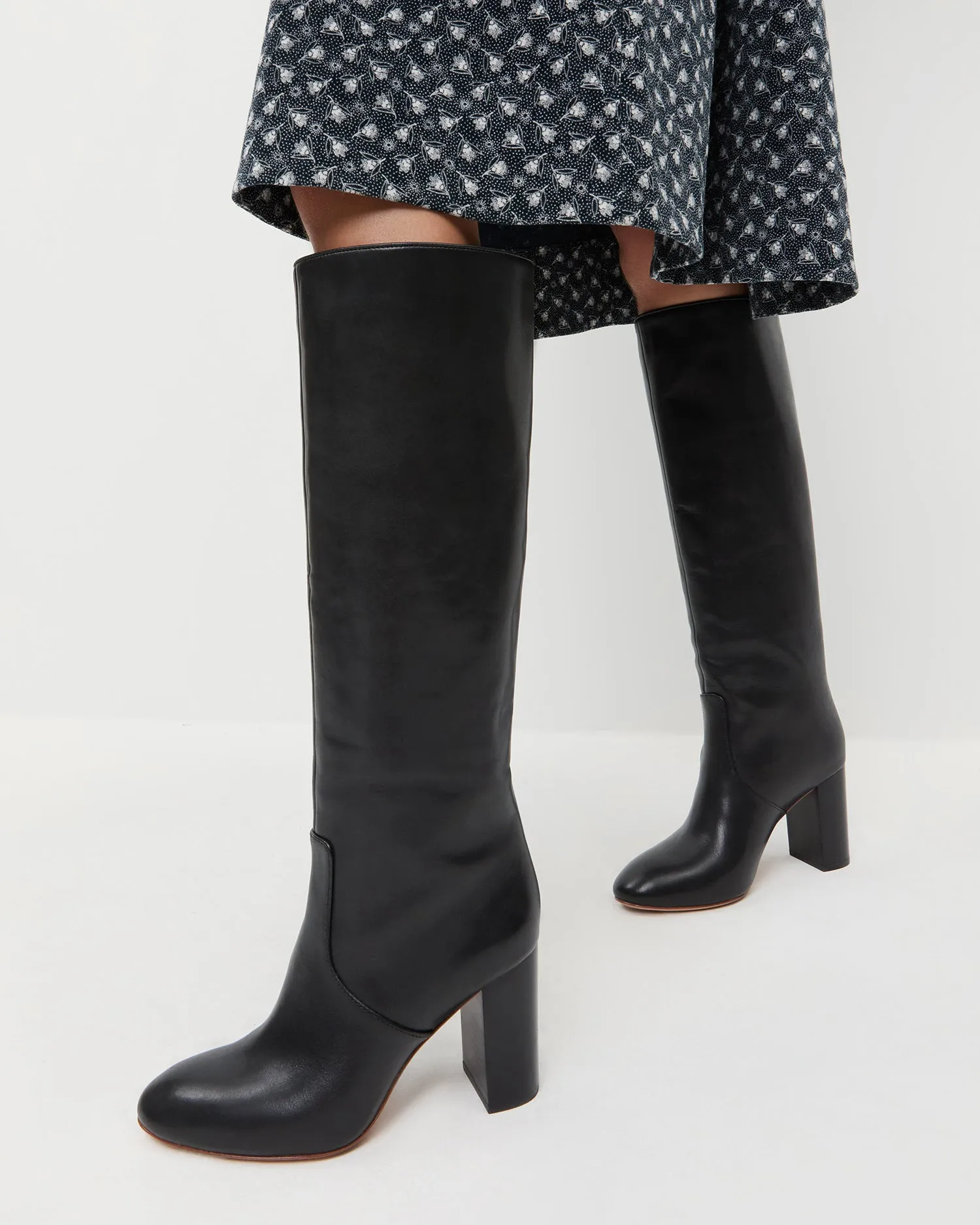 Goldy Black Leather Tall Boot sold by Loeffler Randall product image thumbnail 2