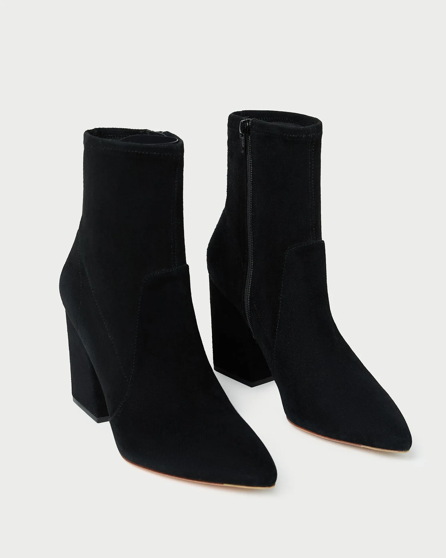 Isla Black Suede Ankle Bootie sold by Loeffler Randall product image thumbnail 3