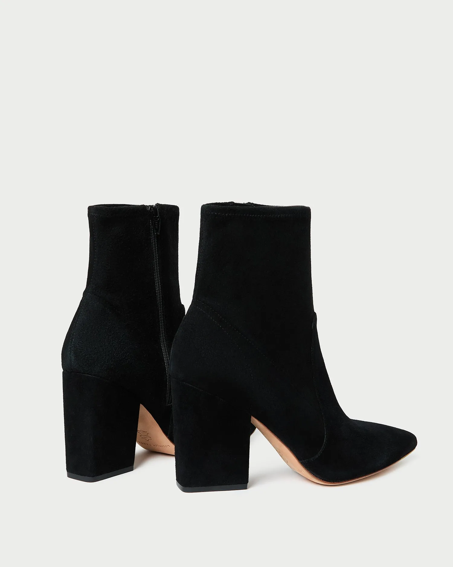 Isla Black Suede Ankle Bootie sold by Loeffler Randall product image thumbnail 5