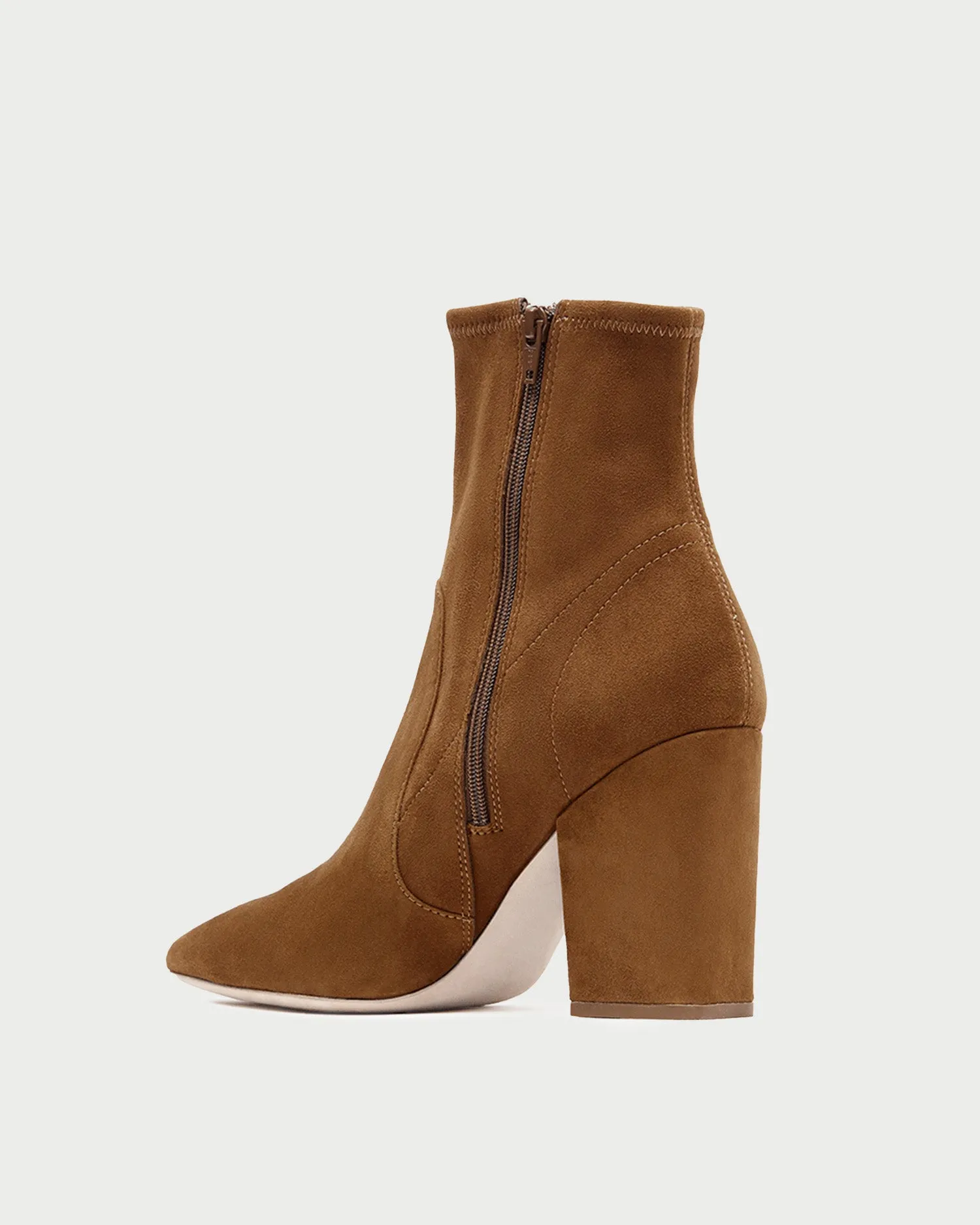 Isla Cacao Suede Ankle Bootie sold by Loeffler Randall product image thumbnail 4