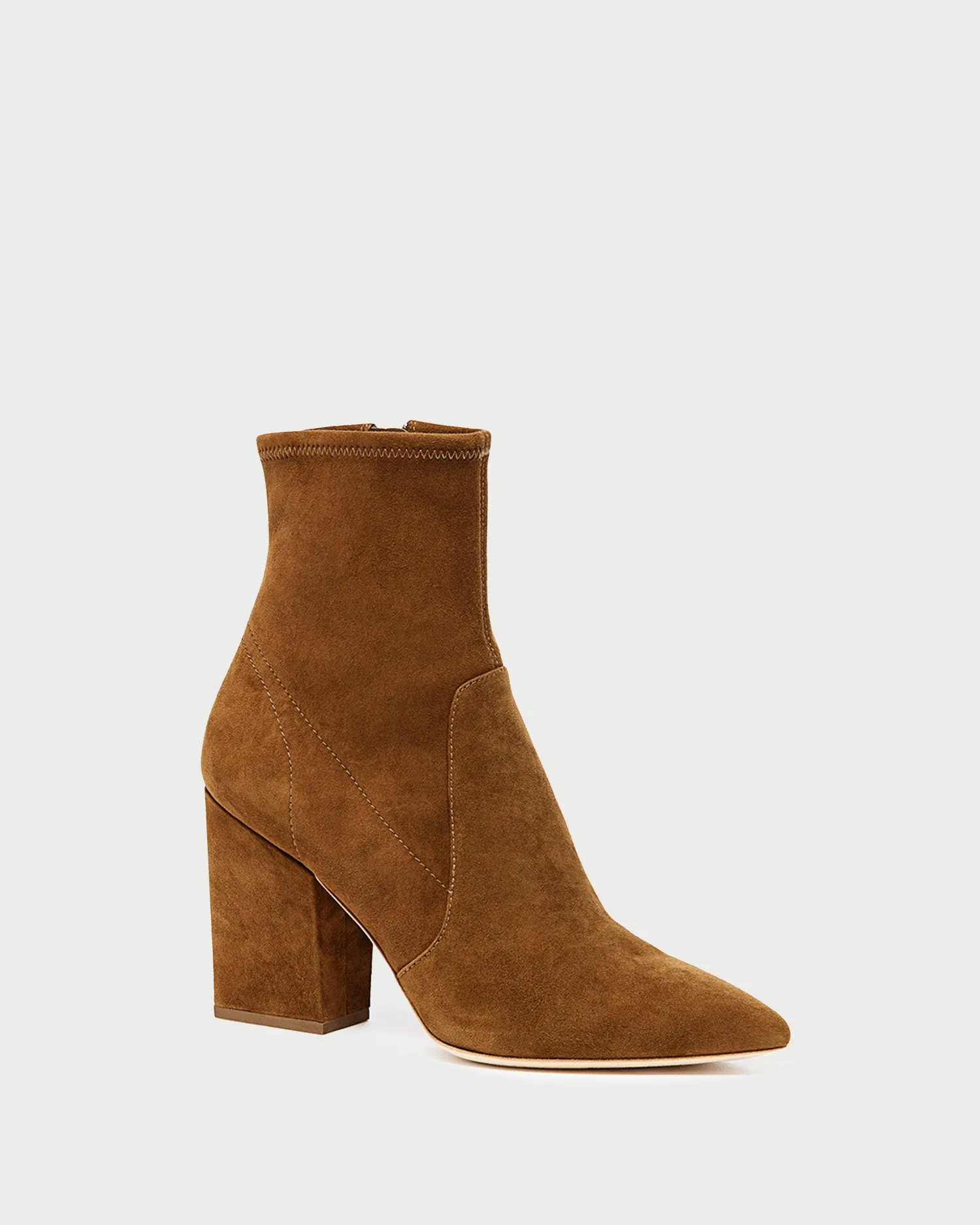 Isla Cacao Suede Ankle Bootie sold by Loeffler Randall product image thumbnail 3