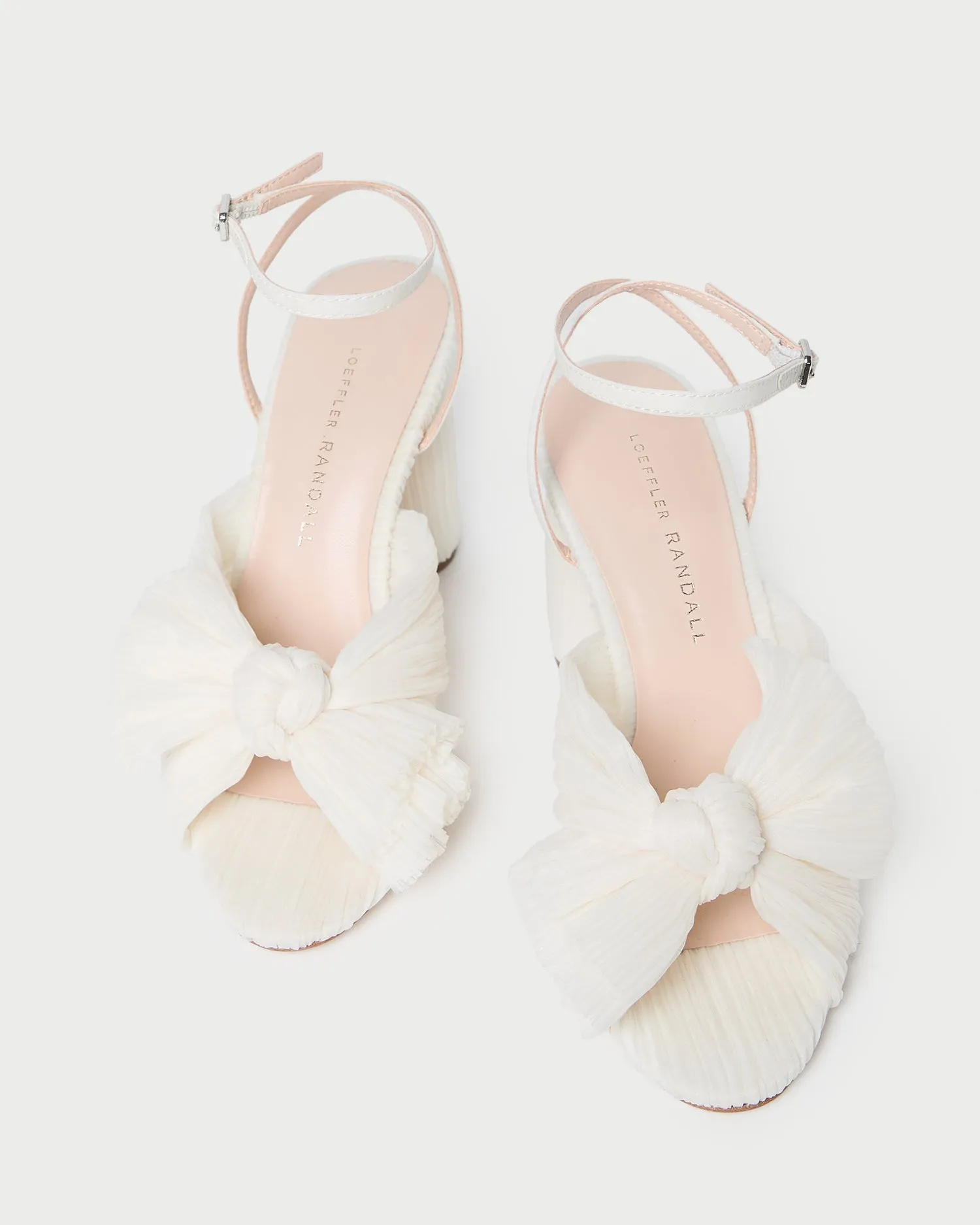 Camellia Pearl Pleated Bow Heel sold by Loeffler Randall product image thumbnail 3