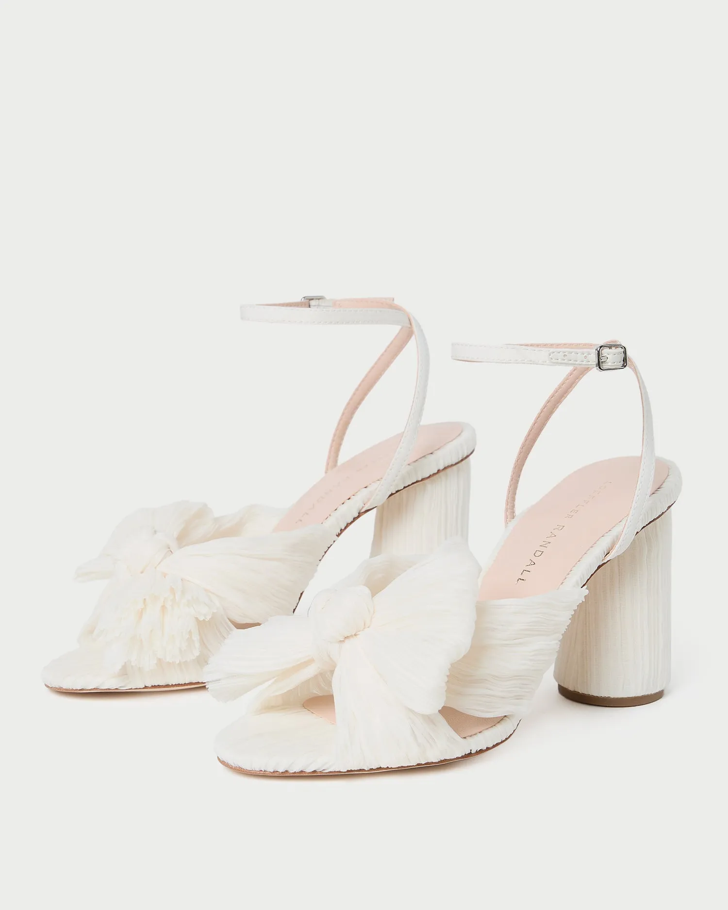 Camellia Pearl Pleated Bow Heel sold by Loeffler Randall product image thumbnail 4