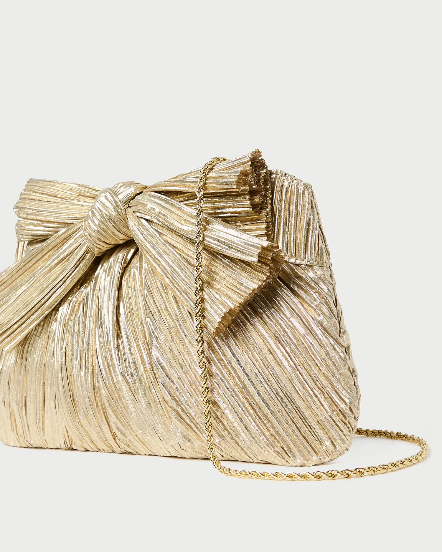 Rayne Gold Bow Clutch sold by Loeffler Randall product image thumbnail 3