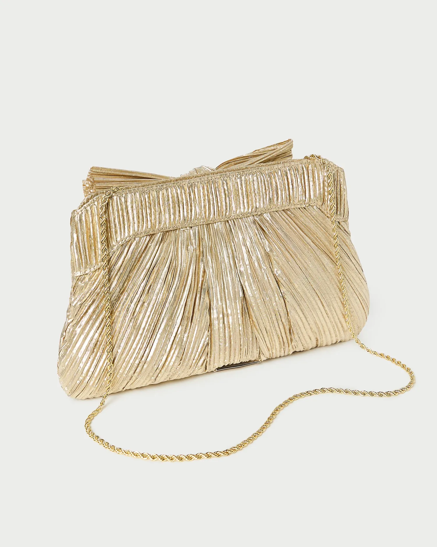 Rayne Gold Bow Clutch sold by Loeffler Randall product image thumbnail 2