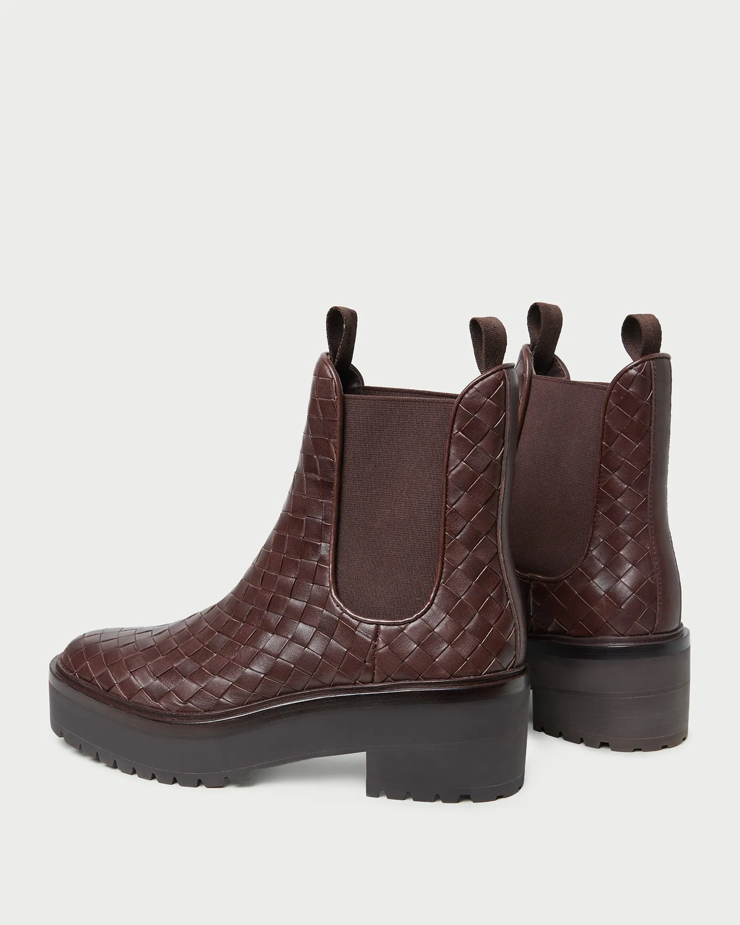 Reggie Espresso Woven Chelsea Boot sold by Loeffler Randall product image thumbnail 5