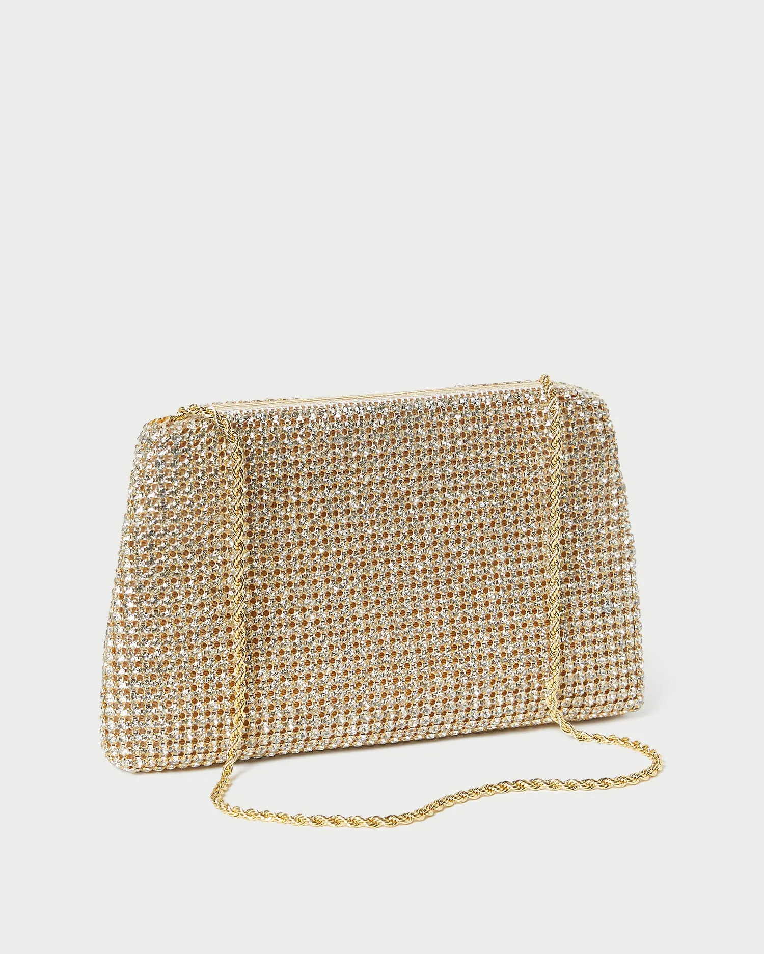 Jolene Gold Diamanté Bow Clutch sold by Loeffler Randall product image thumbnail 4