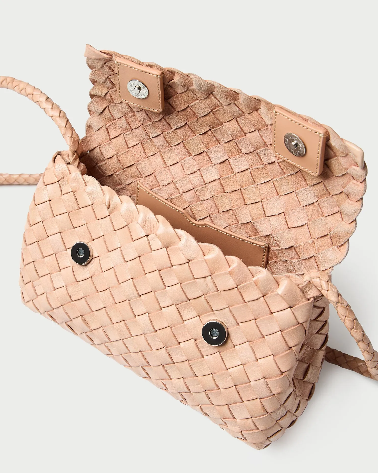 Vinnie Desert Sand Woven Crossbody sold by Loeffler Randall product image thumbnail 3