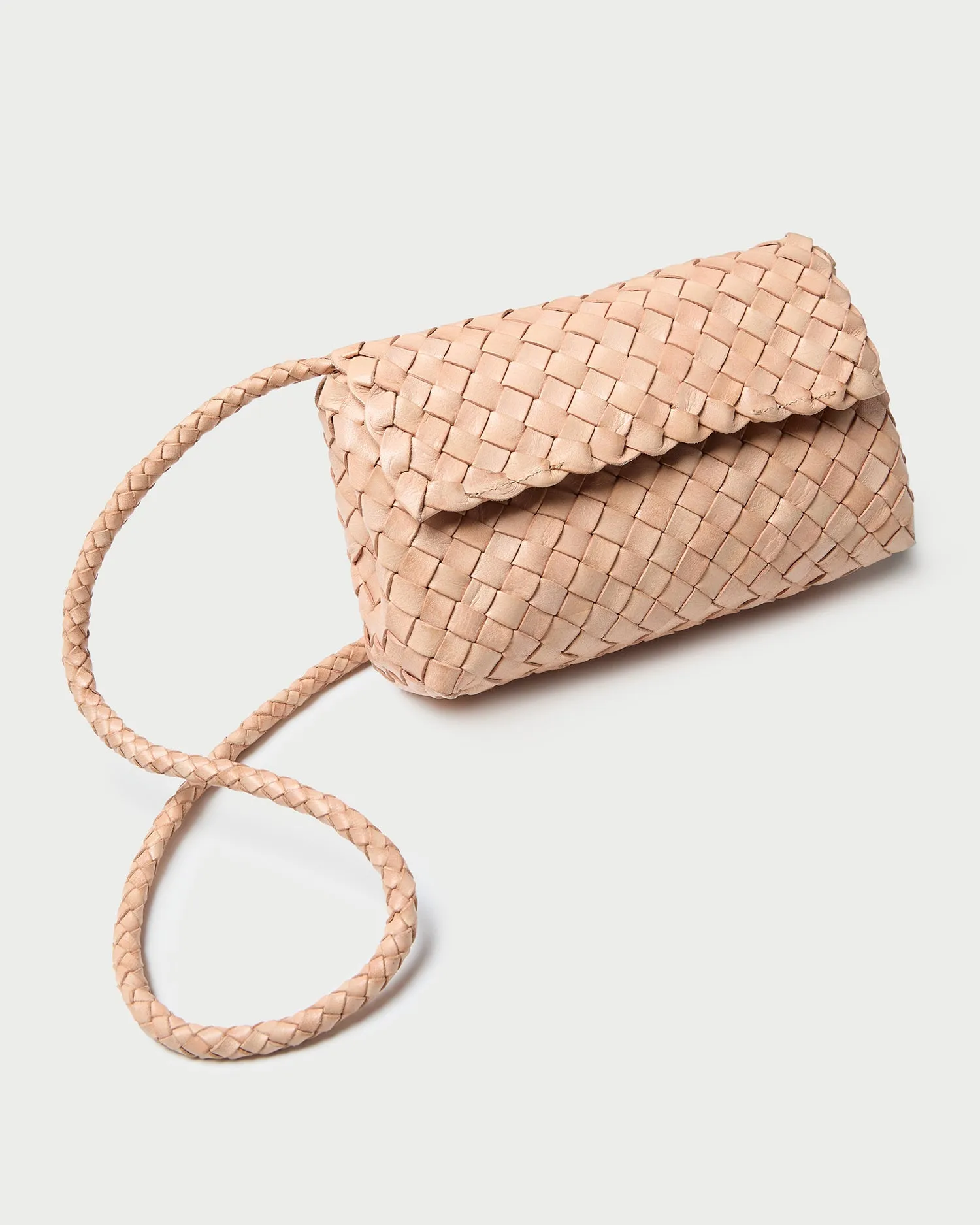 Vinnie Desert Sand Woven Crossbody sold by Loeffler Randall product image thumbnail 4