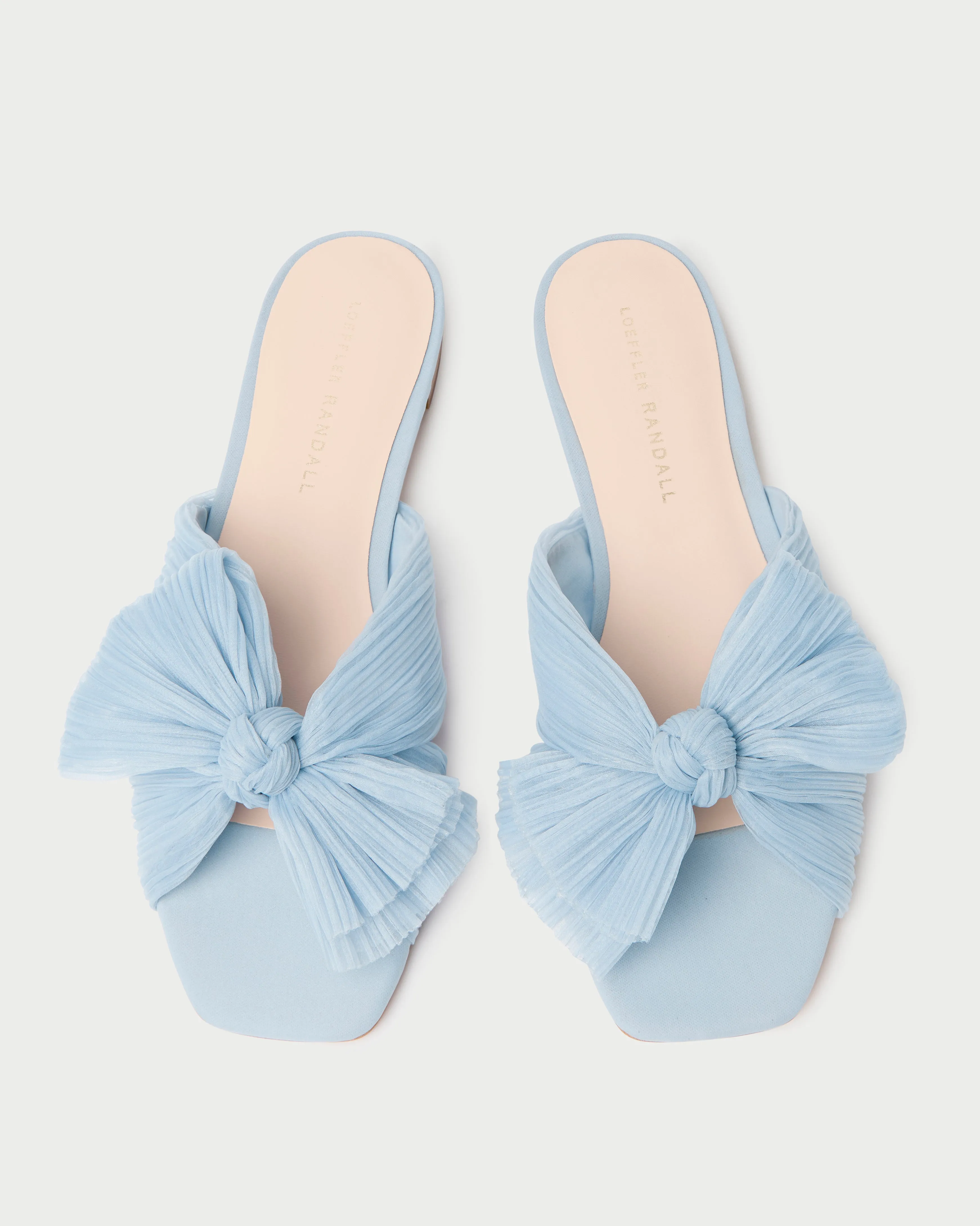 Daphne Blue Bow Slide sold by Loeffler Randall