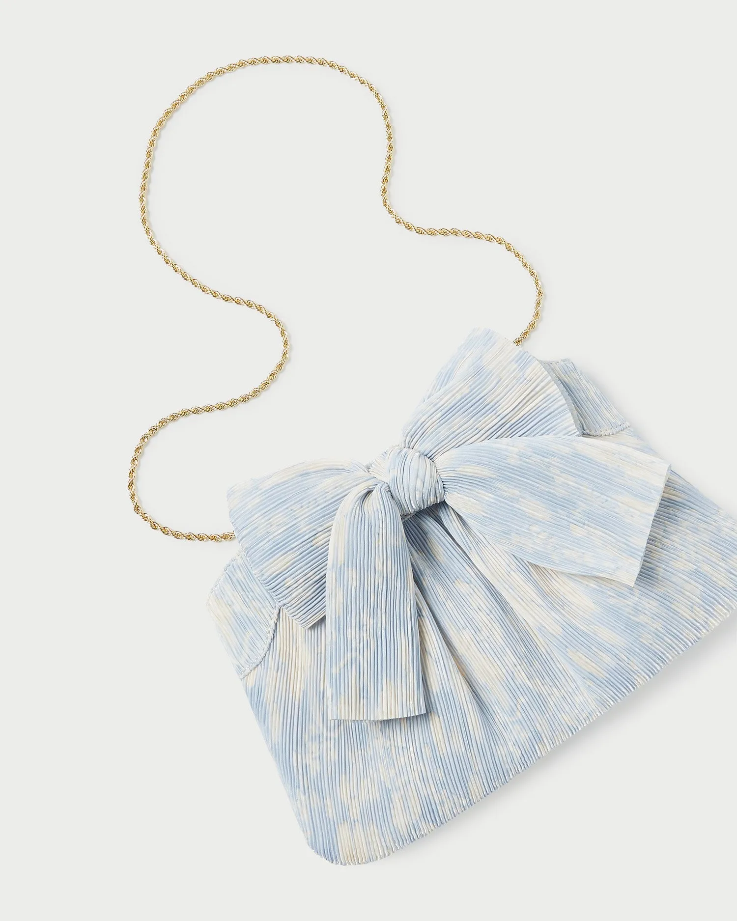 Rayne Blue Floral Bow Clutch sold by Loeffler Randall product image thumbnail 4