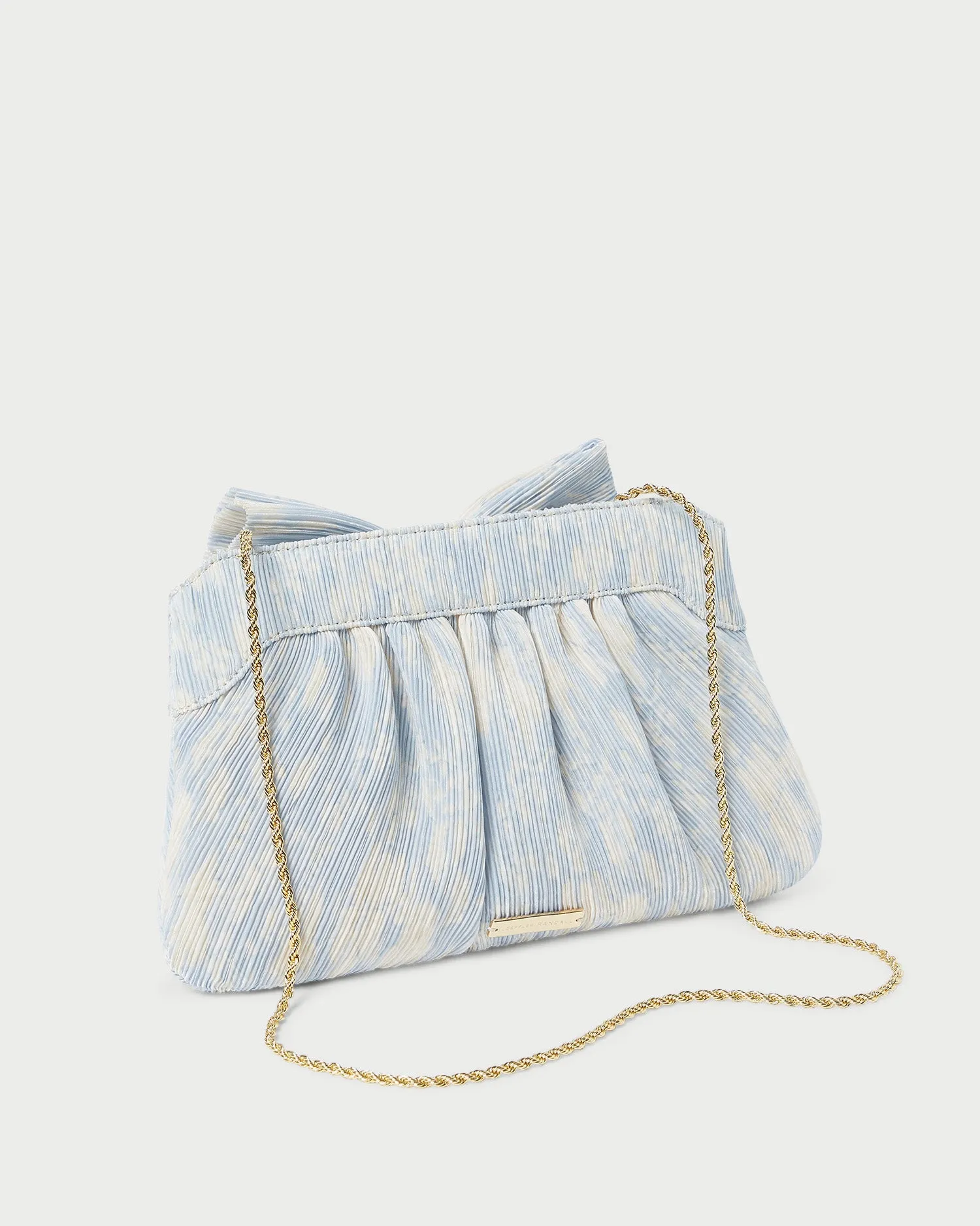 Rayne Blue Floral Bow Clutch sold by Loeffler Randall product image thumbnail 3