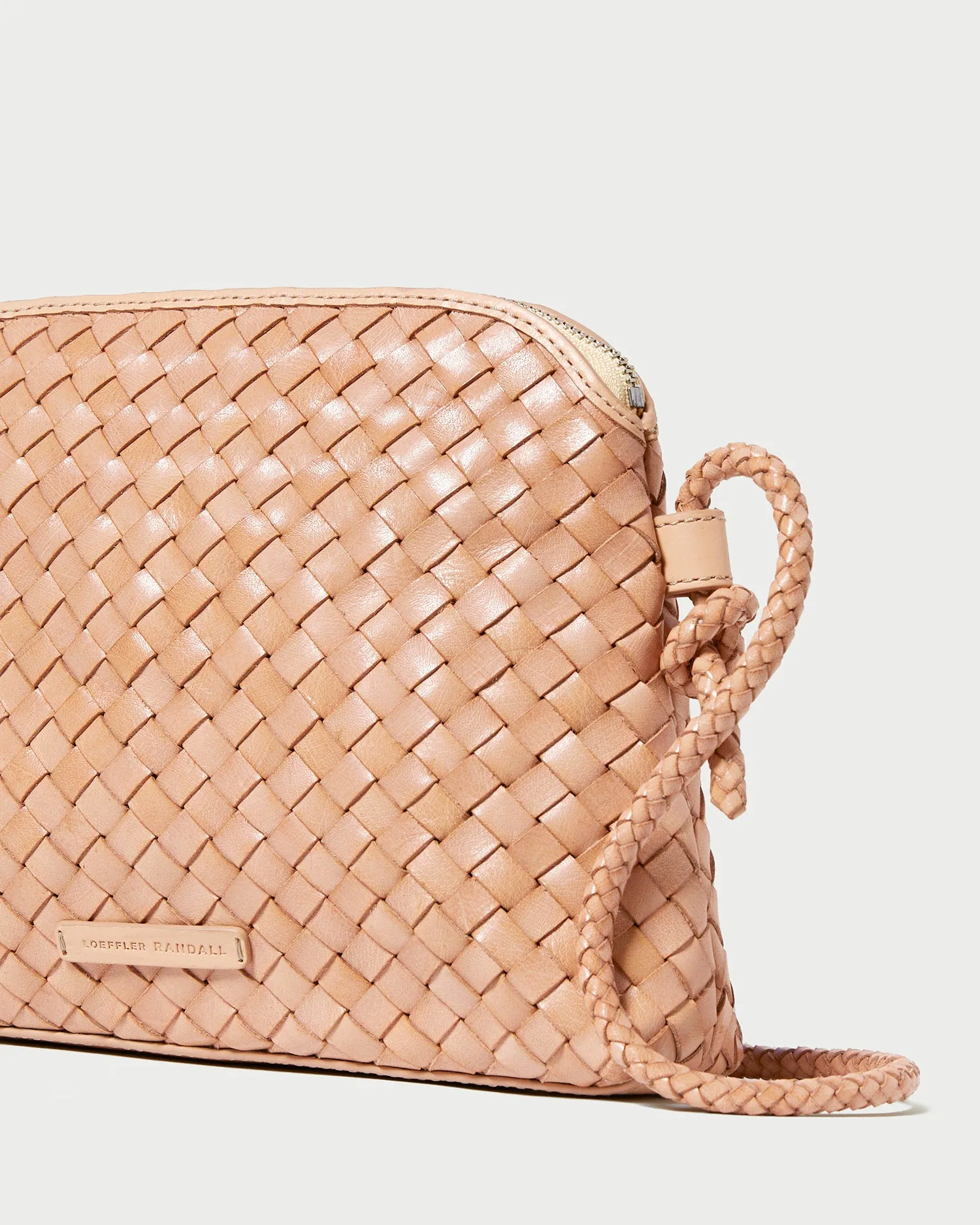 Mallory Desert Sand Woven Crossbody sold by Loeffler Randall product image thumbnail 2