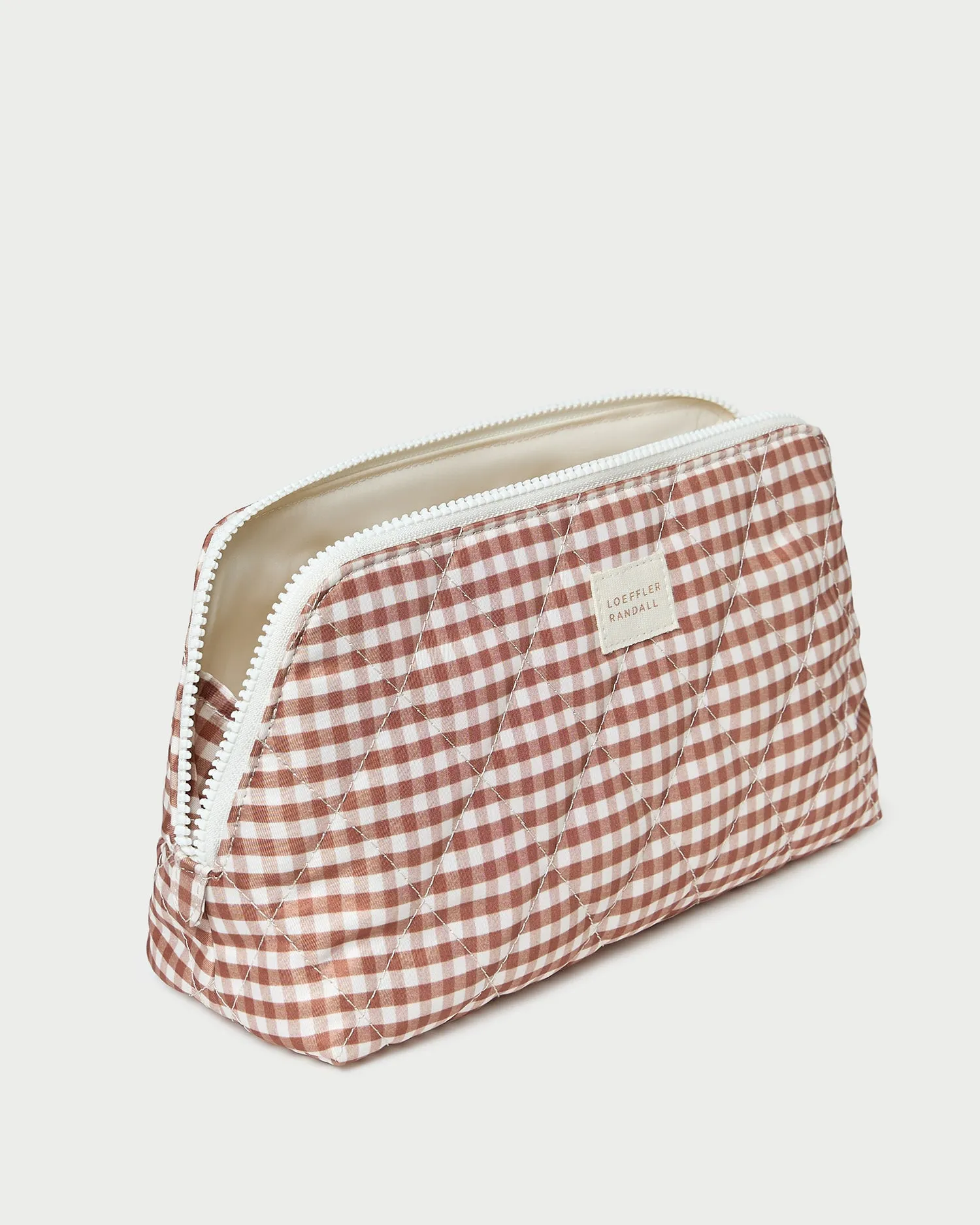 Frances Brown Gingham Cosmetic Pouch sold by Loeffler Randall product image thumbnail 2