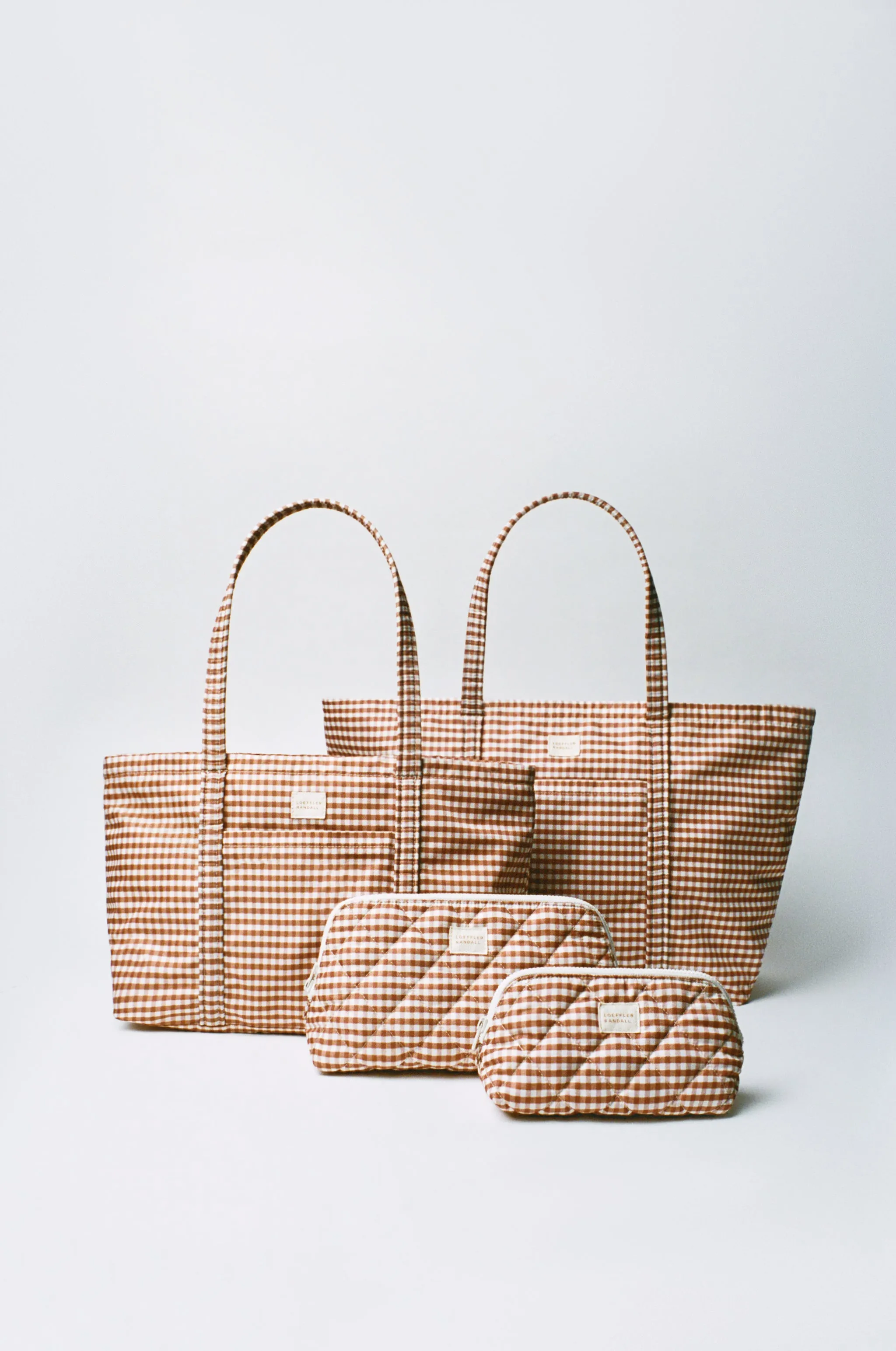 Frances Brown Gingham Cosmetic Pouch sold by Loeffler Randall product image thumbnail 3