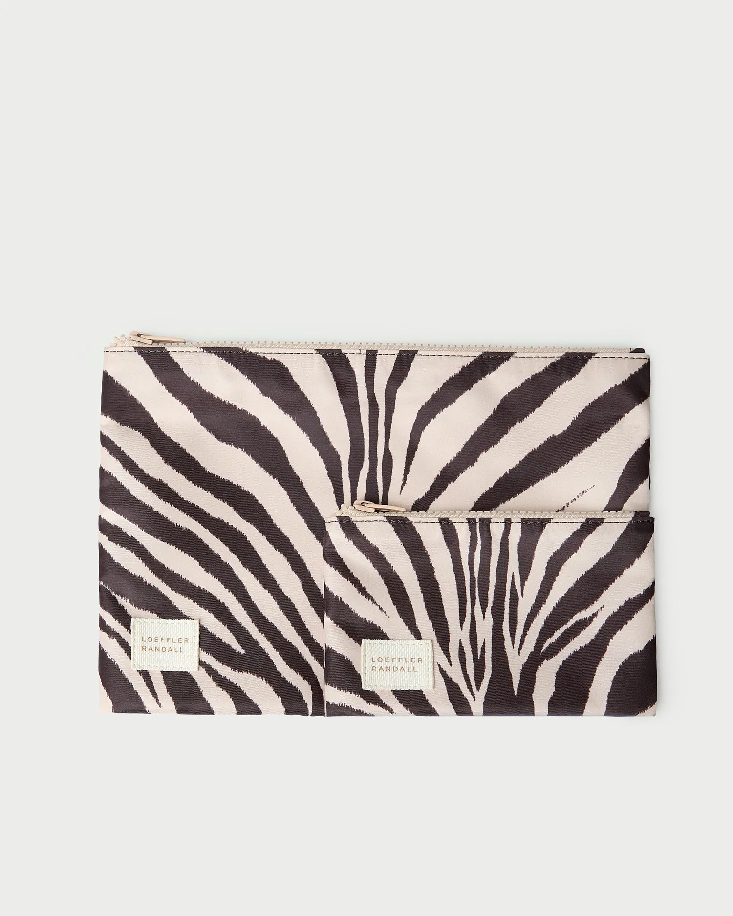 Tracy Zebra Pouch Set sold by Loeffler Randall