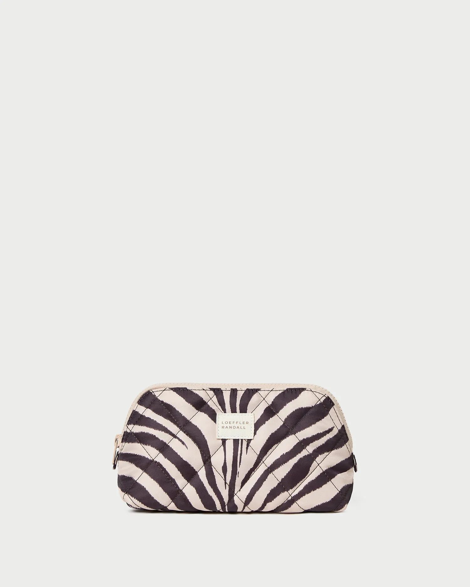 Georgette Zebra Mini Cosmetic Pouch sold by Loeffler Randall