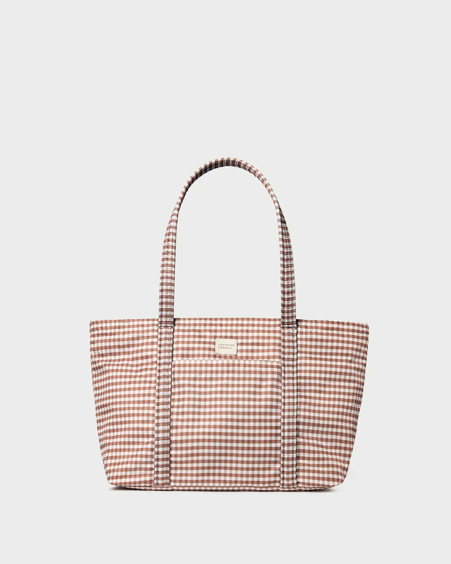 Mira Brown Gingham Everyday Tote sold by Loeffler Randall