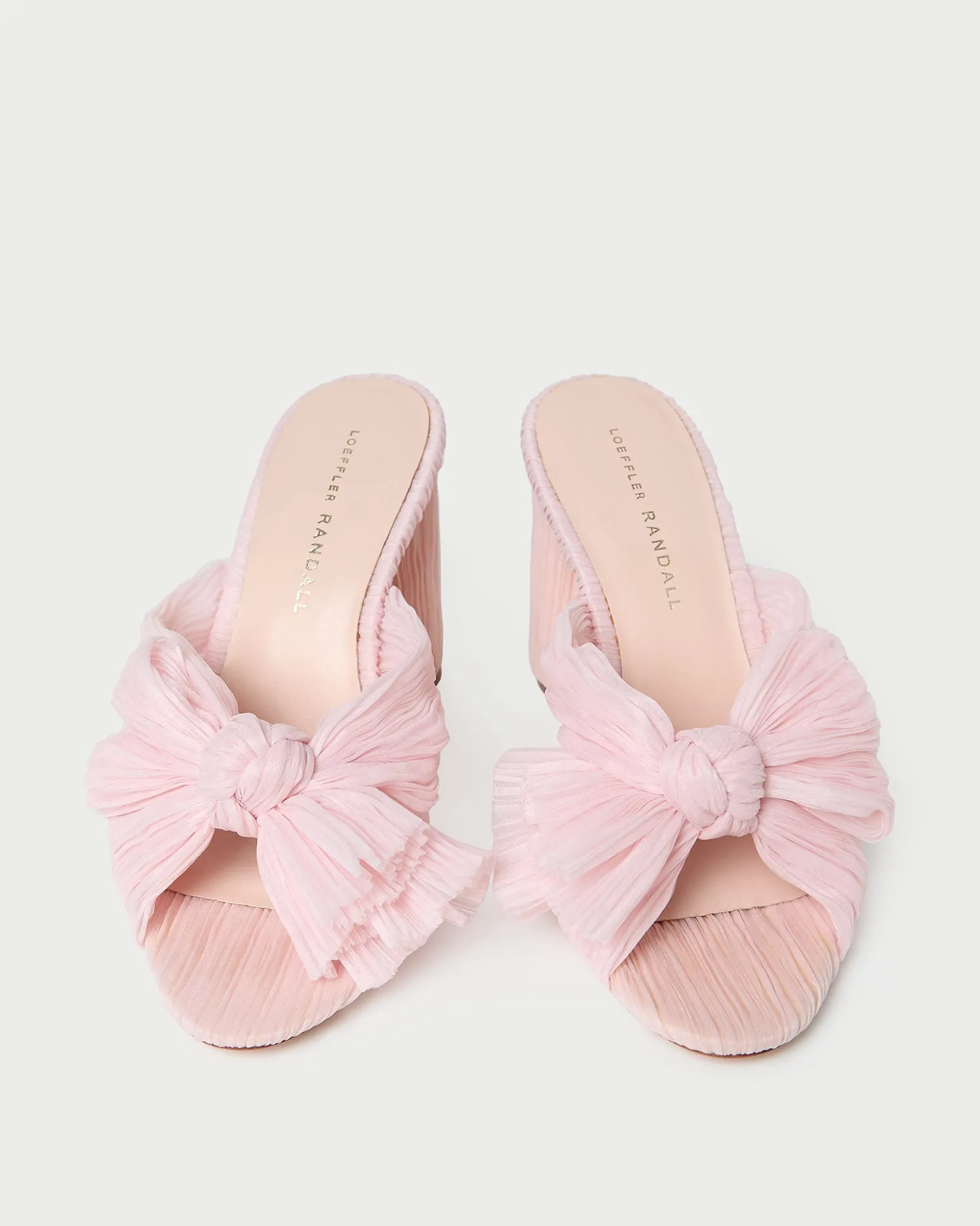 Penny Pink Pleated Bow Heel sold by Loeffler Randall product image thumbnail 3