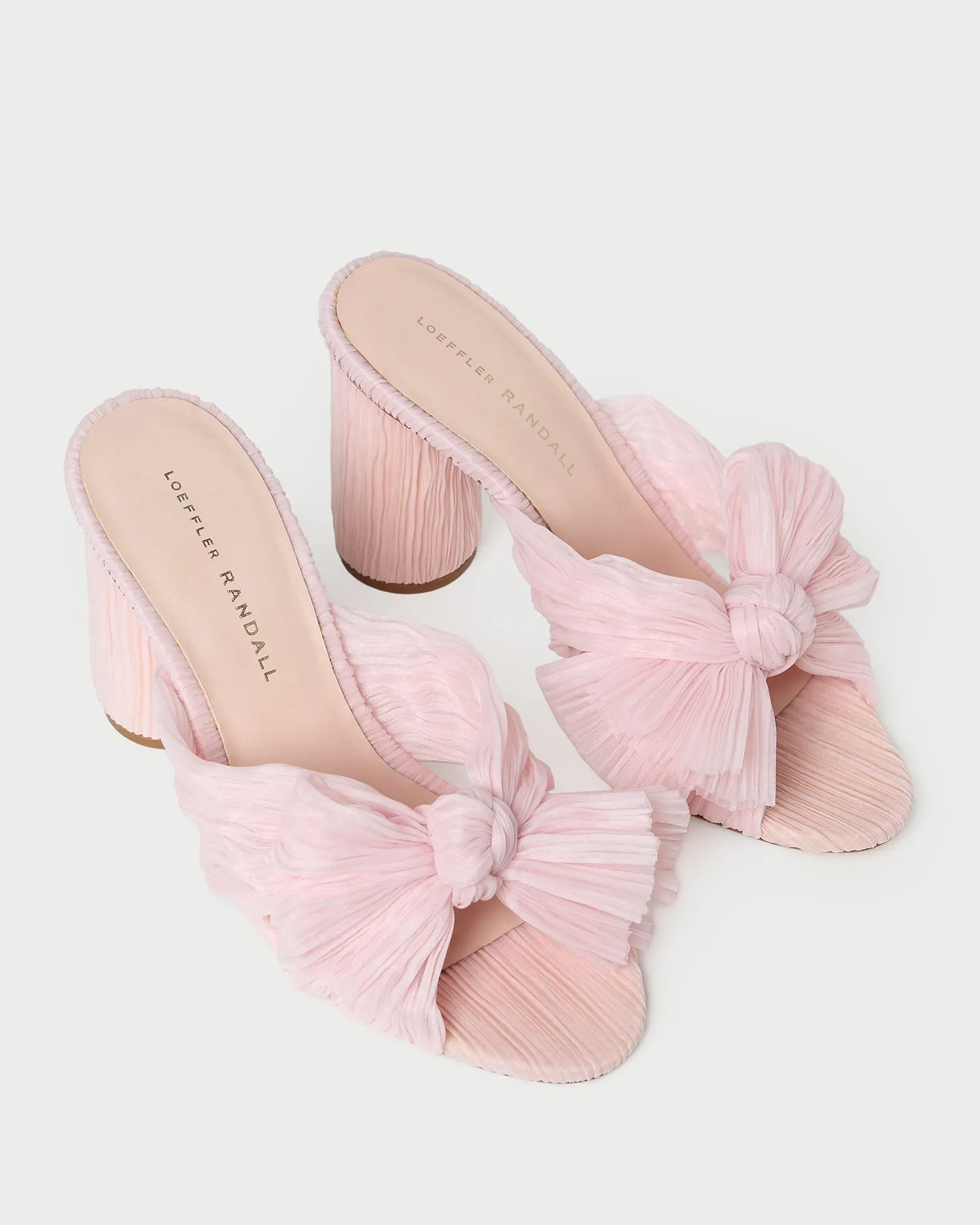 Penny Pink Pleated Bow Heel sold by Loeffler Randall product image thumbnail 4