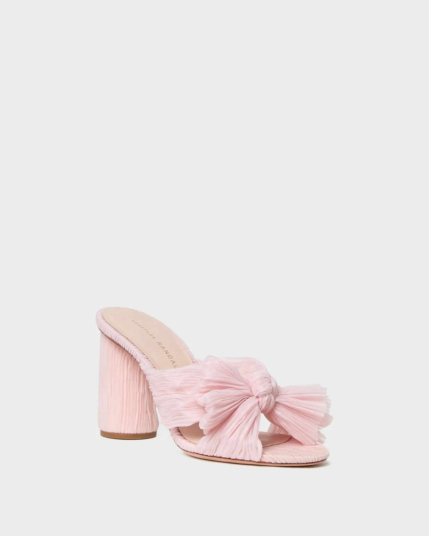Penny Pink Pleated Bow Heel sold by Loeffler Randall