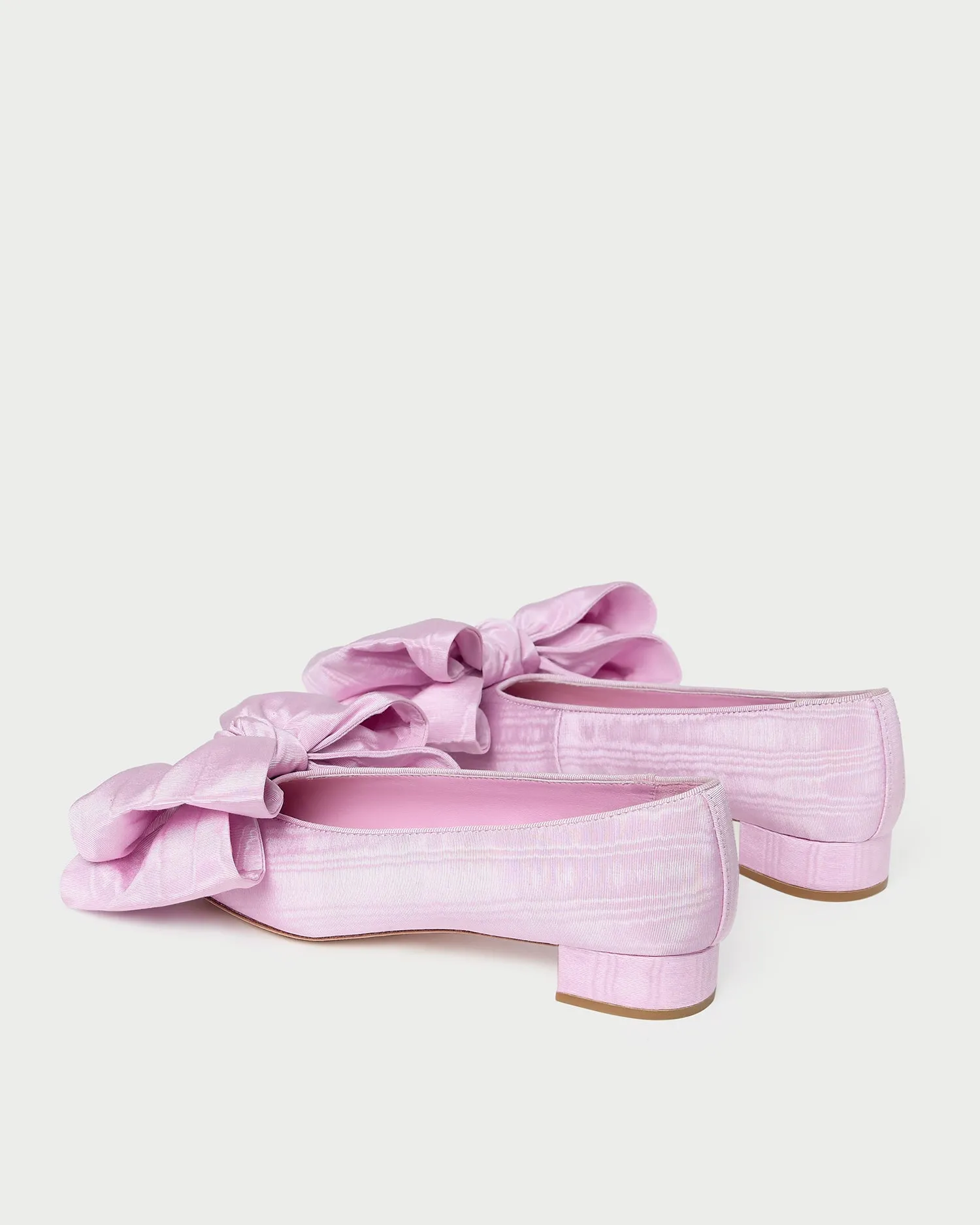 Noa Pink Moiré Bow Flat sold by Loeffler Randall product image thumbnail 5