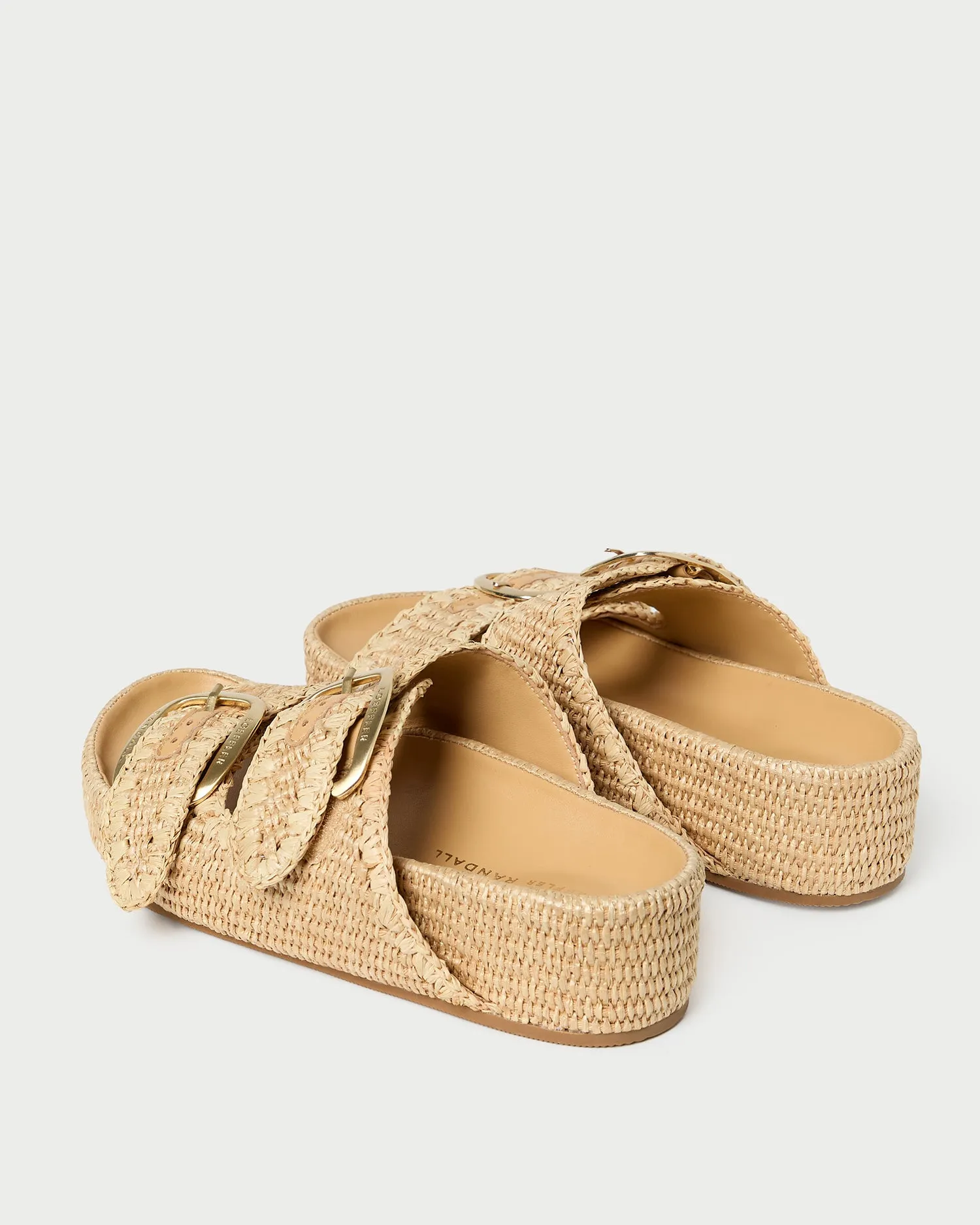 Nico Natural Two-Band Sandal sold by Loeffler Randall product image thumbnail 4