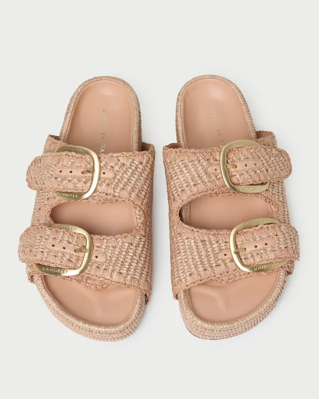 Nico Blush Two-Band Sandal sold by Loeffler Randall