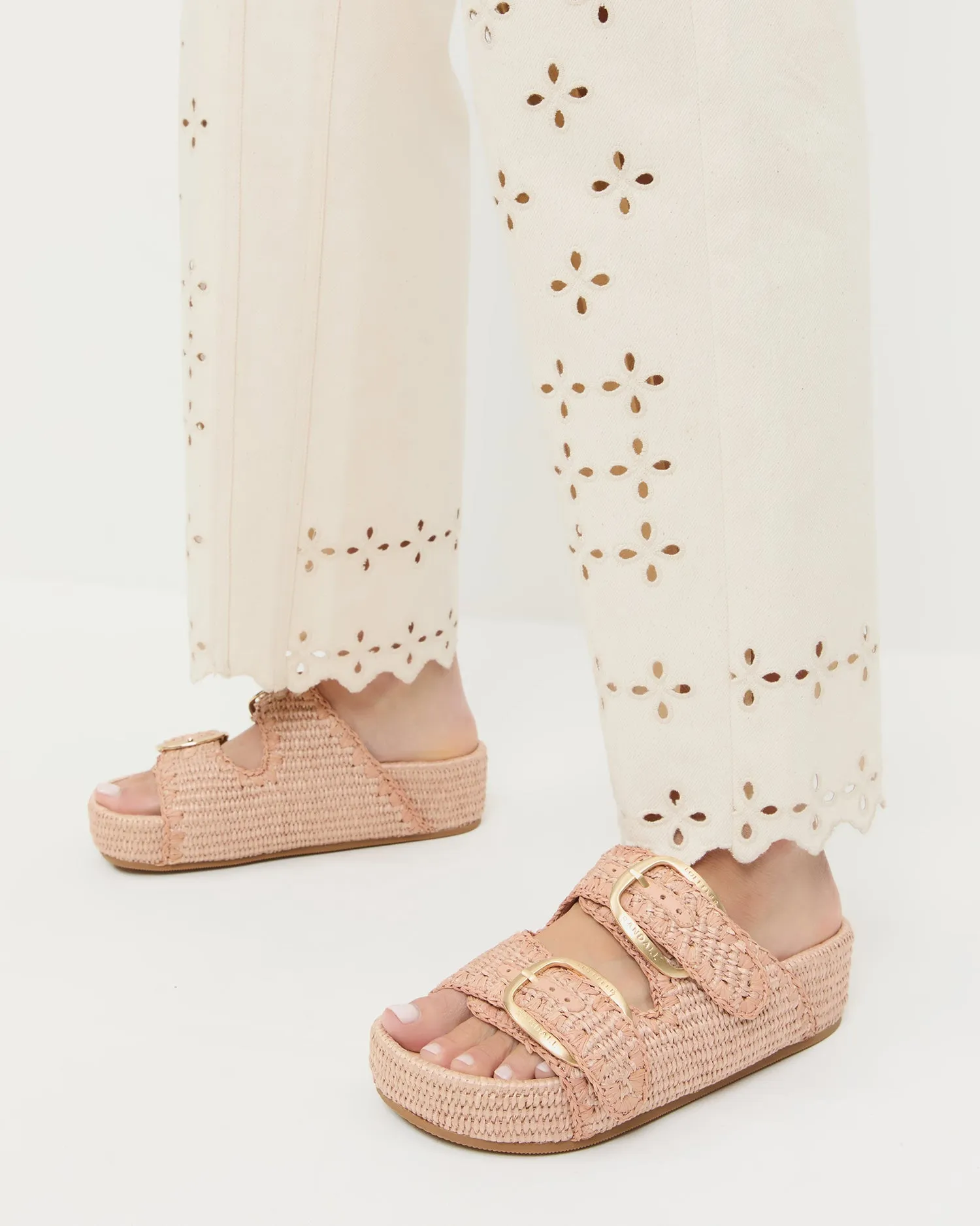 Nico Blush Two-Band Sandal sold by Loeffler Randall product image thumbnail 2