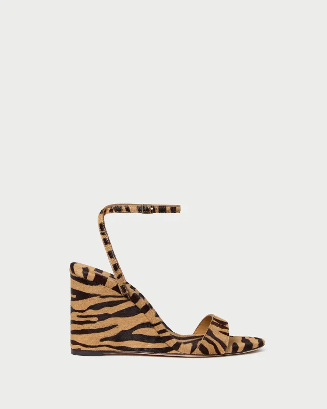 Gavi Zebra Wedge sold by Loeffler Randall