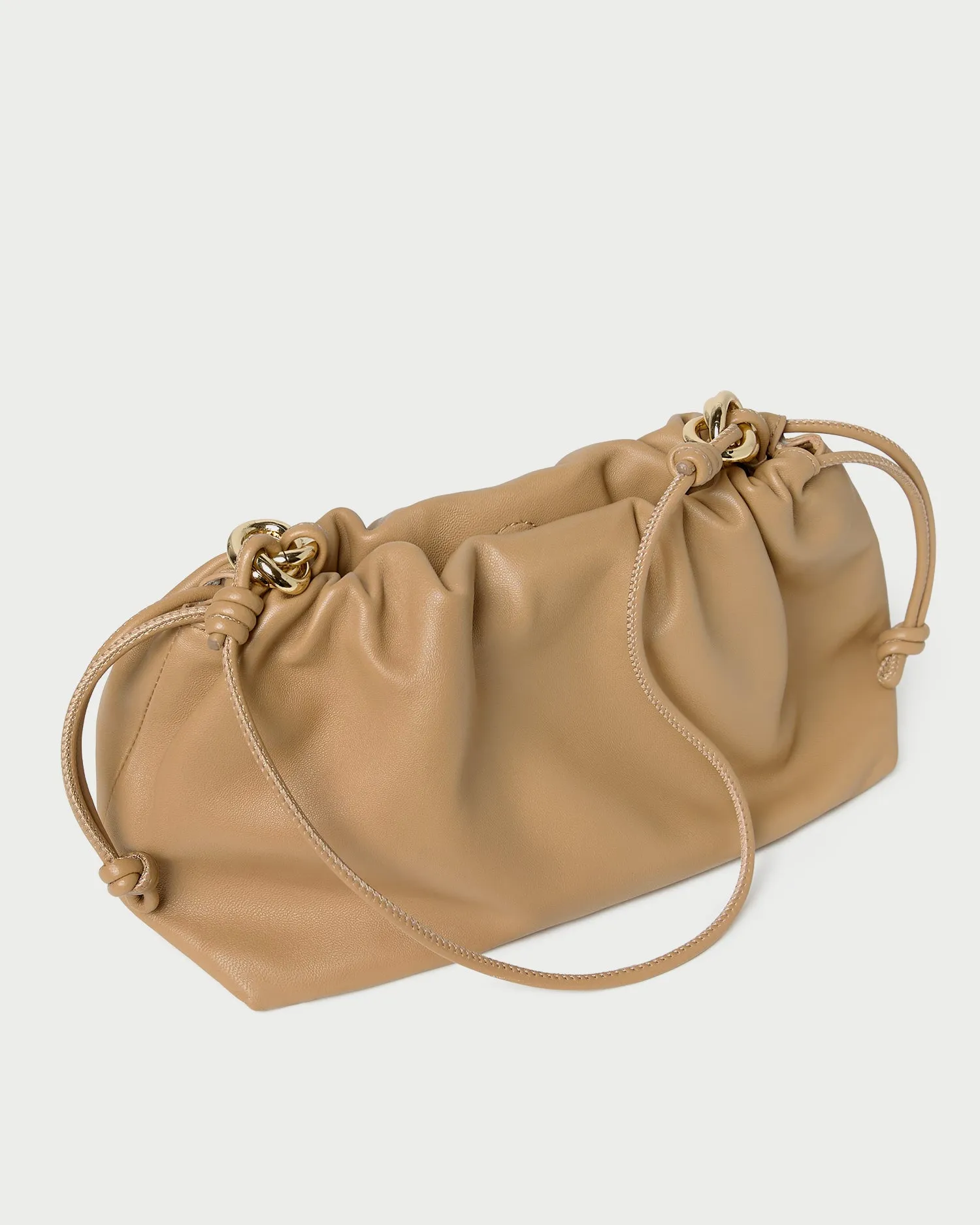 Kiri Khaki Leather Shoulder Bag sold by Loeffler Randall product image thumbnail 3
