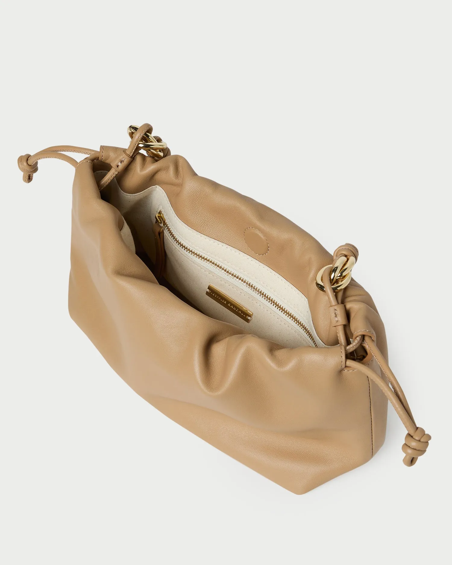 Kiri Khaki Leather Shoulder Bag sold by Loeffler Randall product image thumbnail 4