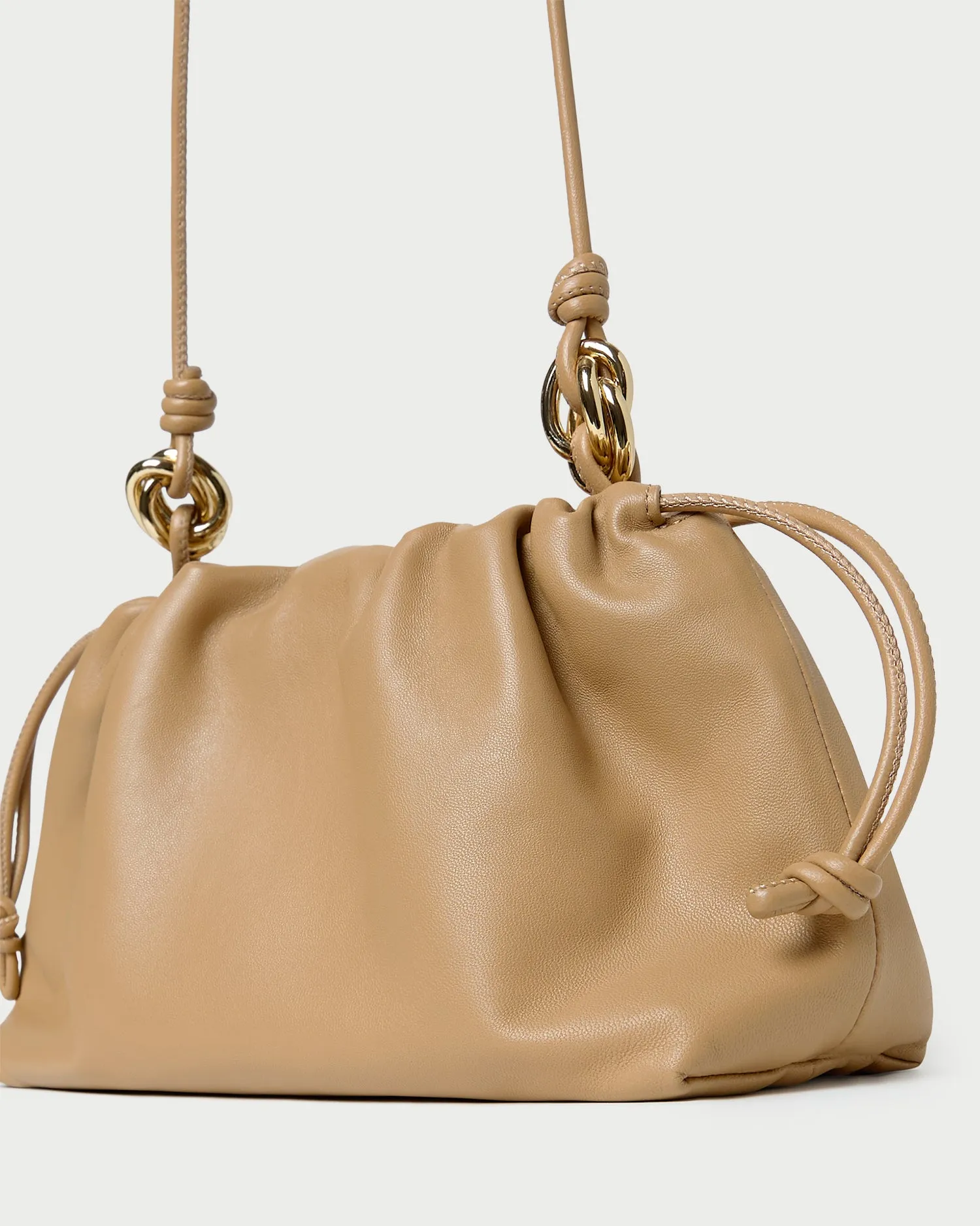 Kiri Khaki Leather Shoulder Bag sold by Loeffler Randall product image thumbnail 2