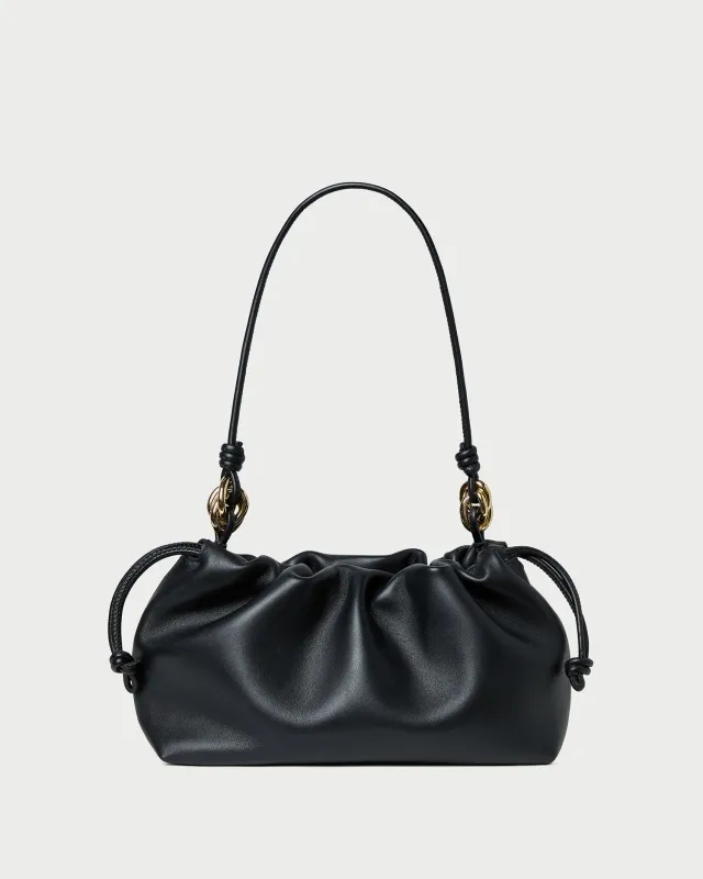 Kiri Black Leather Shoulder Bag sold by Loeffler Randall