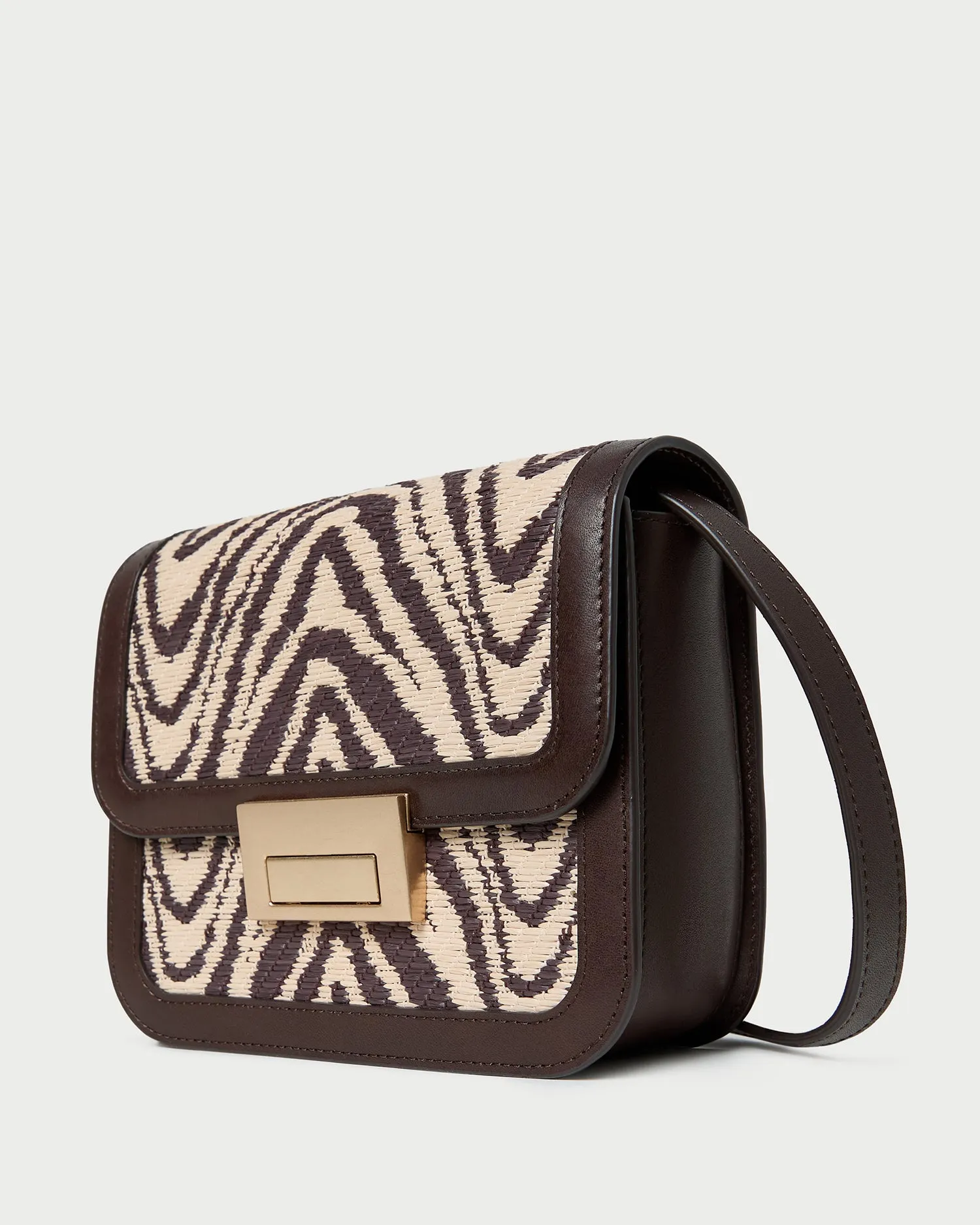 Desi Zebra Straw Crossbody sold by Loeffler Randall product image thumbnail 2