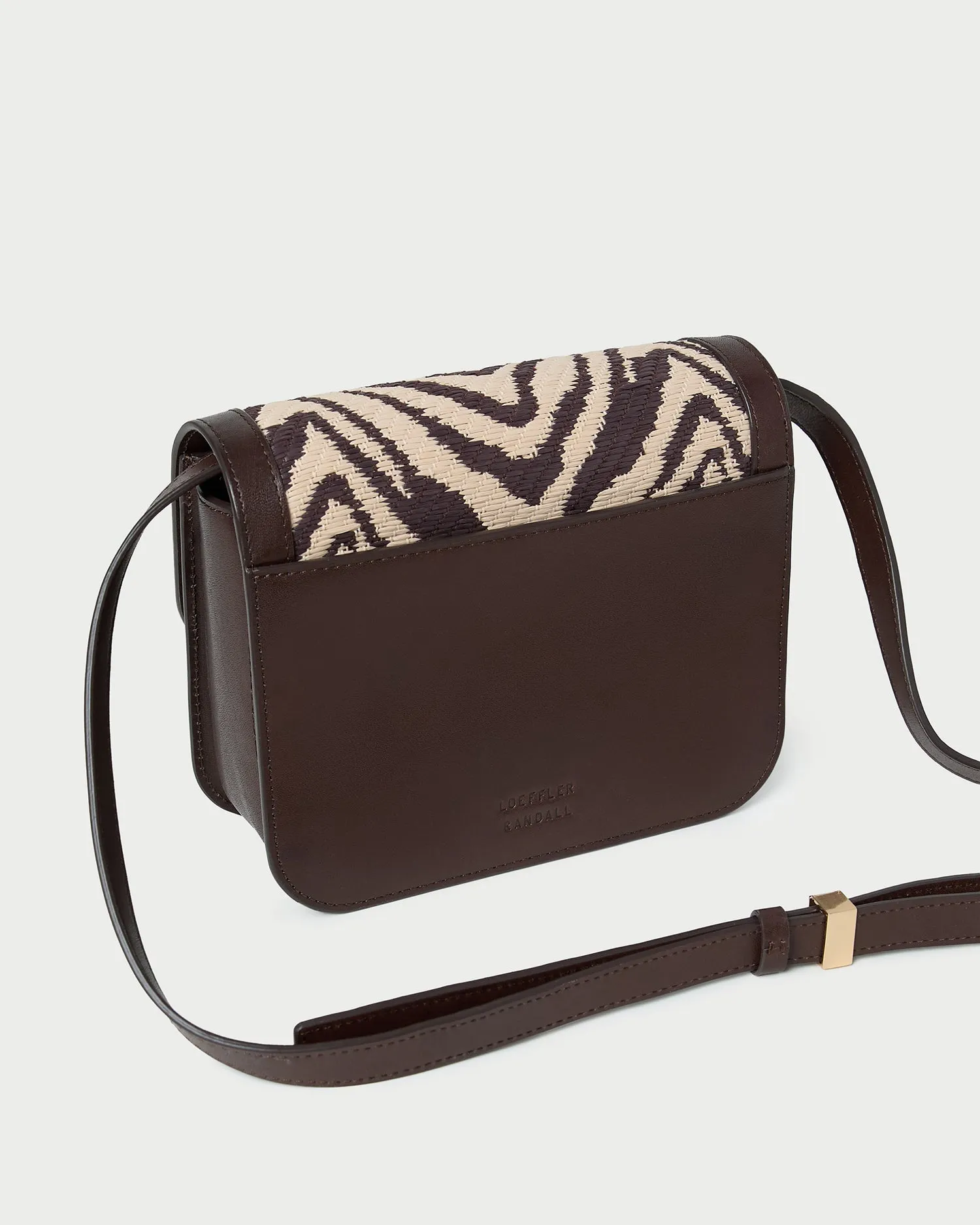 Desi Zebra Straw Crossbody sold by Loeffler Randall product image thumbnail 3