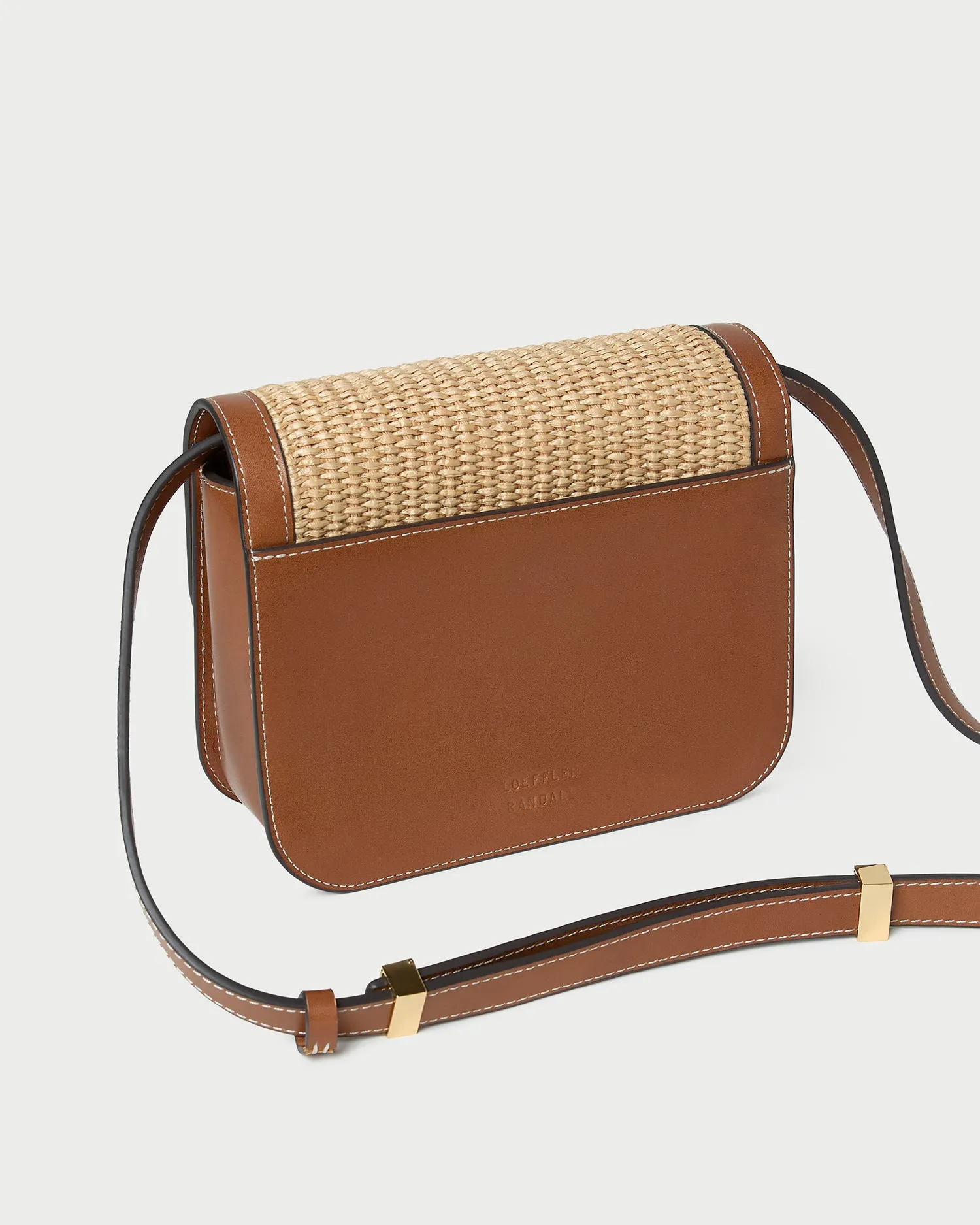 Desi Natural/Cacao Straw Crossbody sold by Loeffler Randall product image thumbnail 3
