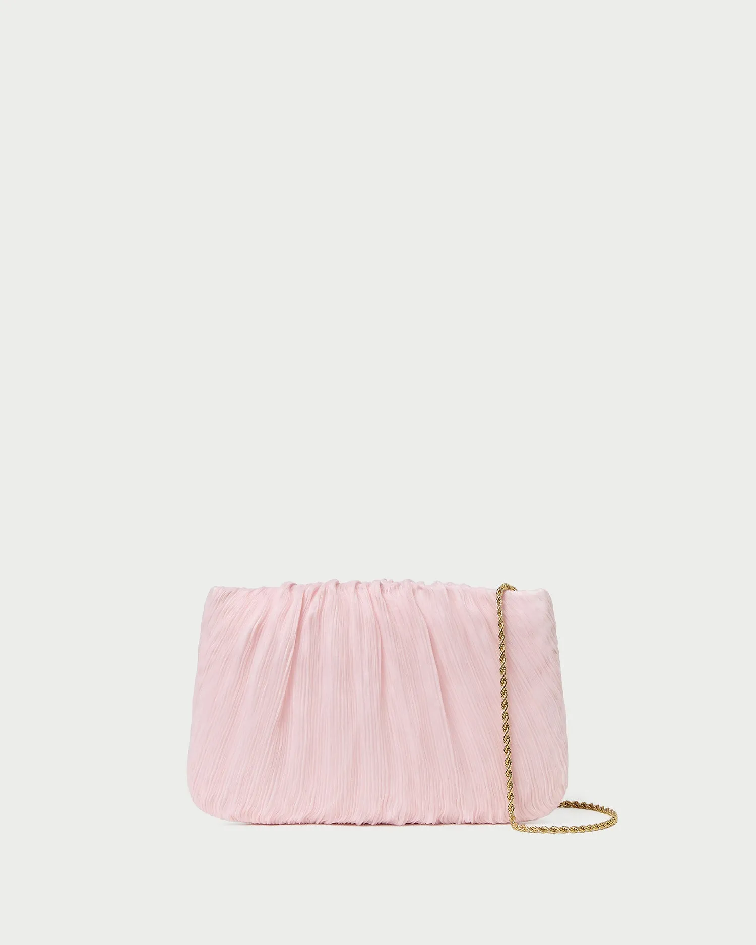 Brit Pink Flat Pleated Clutch sold by Loeffler Randall