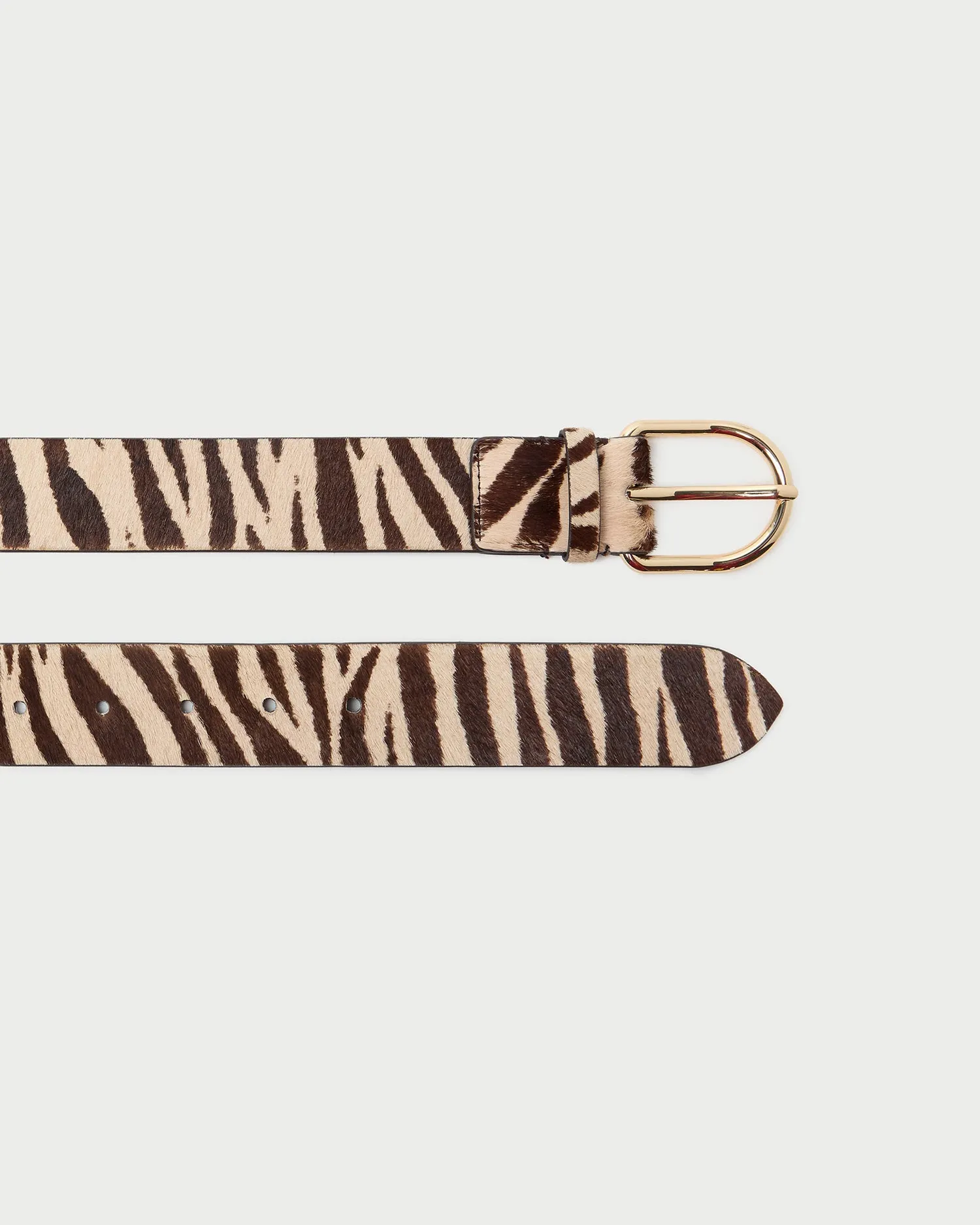 Isaac Cream Zebra Belt sold by Loeffler Randall product image thumbnail 2
