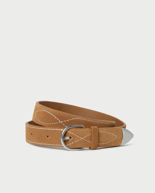 Stanton Toffee Western Belt made by Loeffler Randall