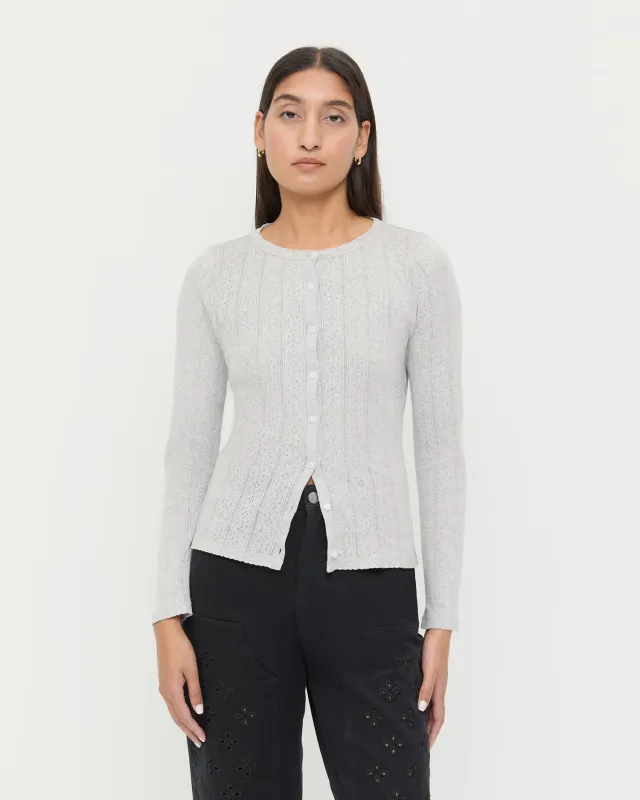 Ash Pointelle Cardigan sold by Loeffler Randall