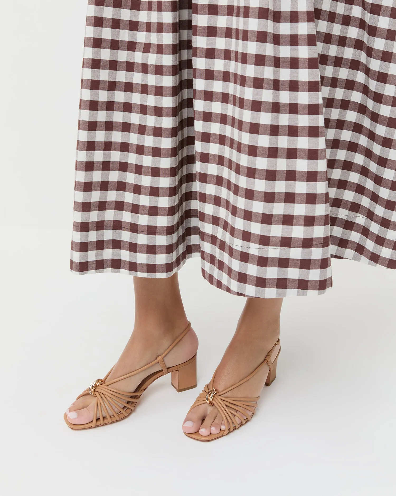 Minna Dune Leather Heeled Sandal sold by Loeffler Randall product image thumbnail 2