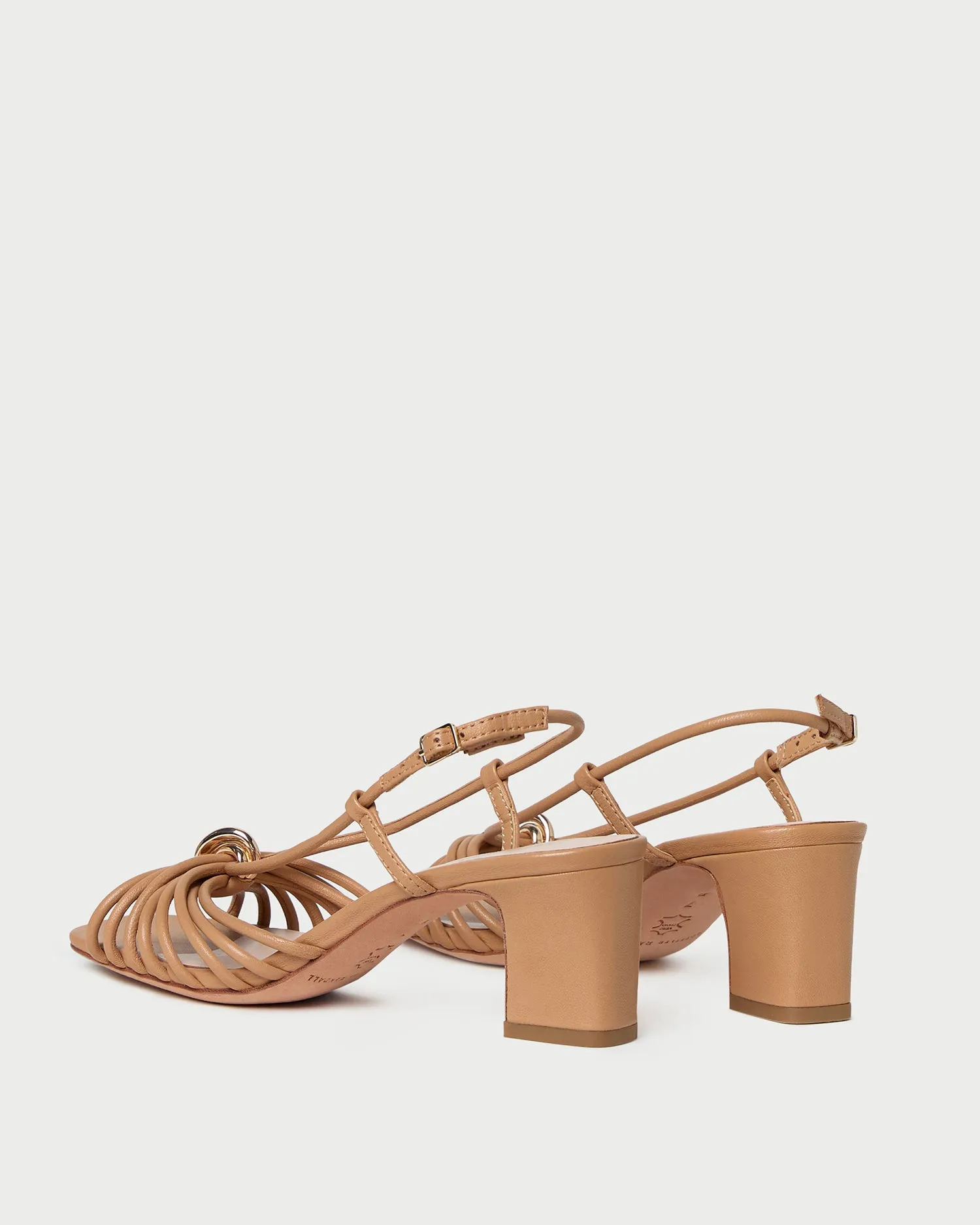 Minna Dune Leather Heeled Sandal sold by Loeffler Randall product image thumbnail 5