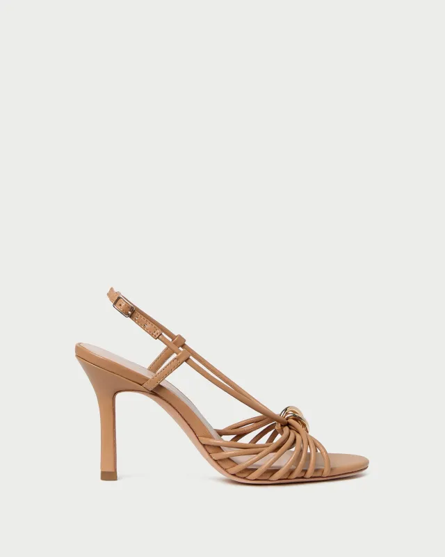 Mareka Dune Leather Heeled Sandal sold by Loeffler Randall