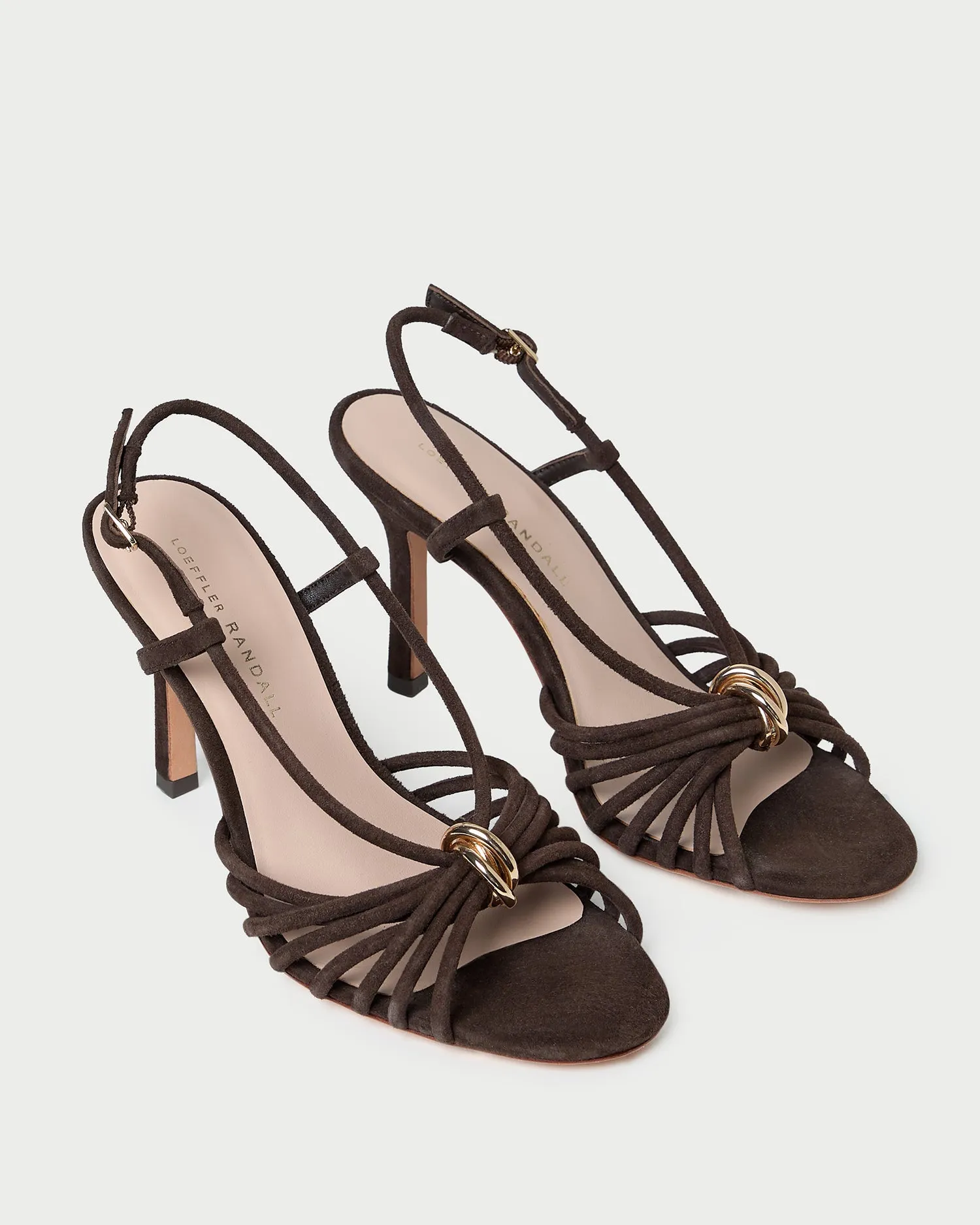 Mareka Brown Suede Heeled Sandal sold by Loeffler Randall product image thumbnail 4